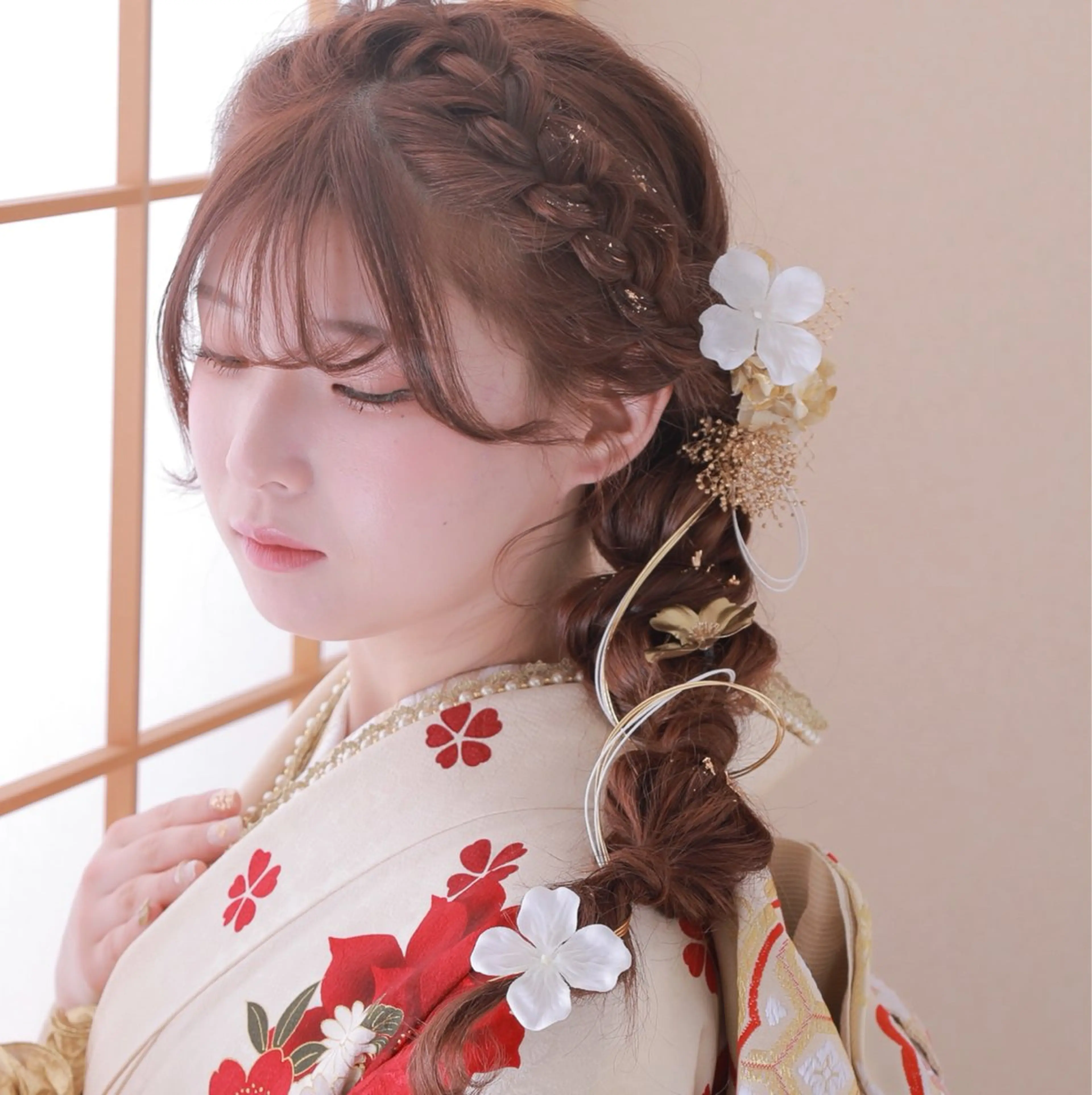 ロング ヘアセット ヘアセットサロン lightupのヘアスタイル