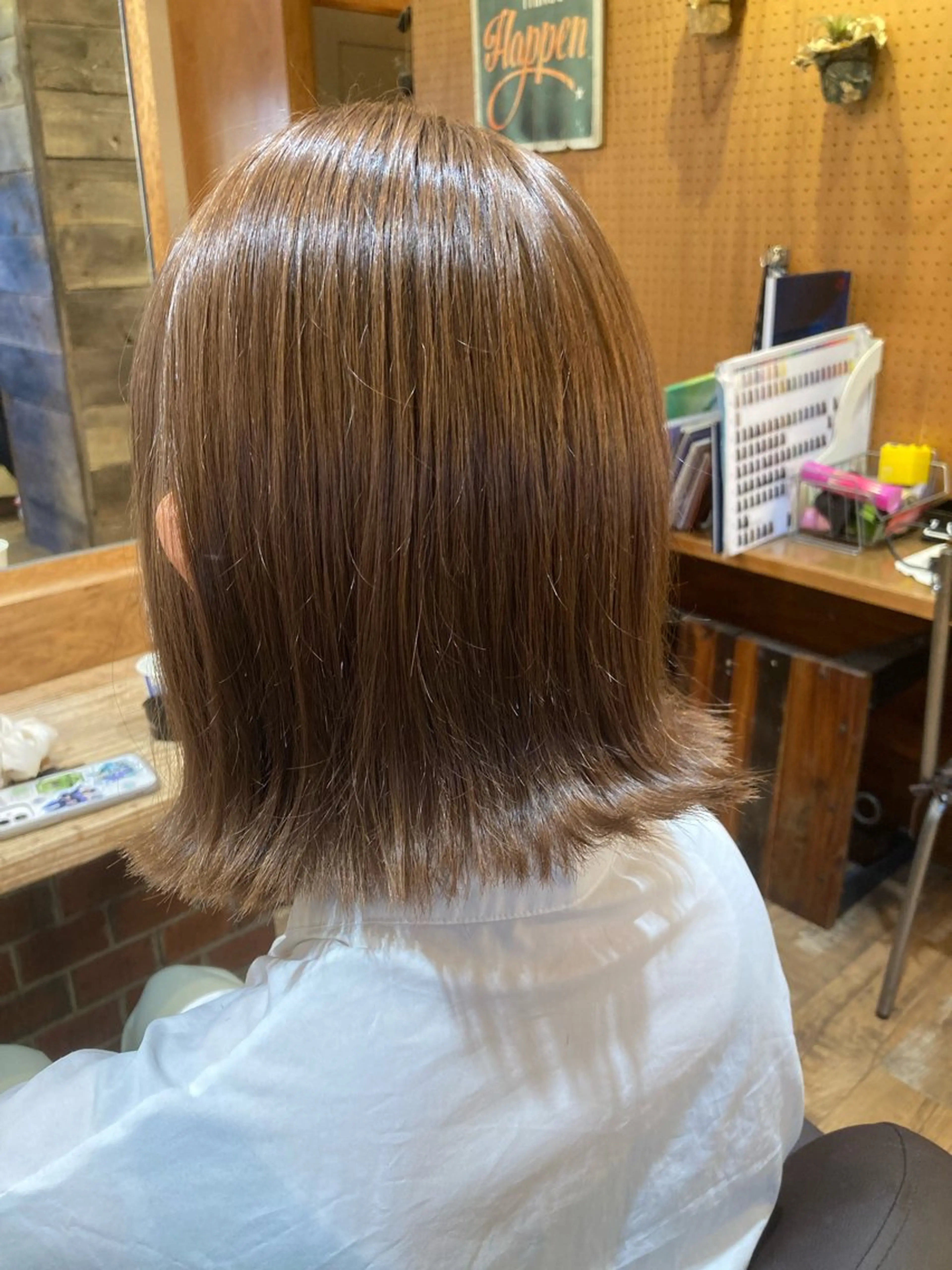 ミディアム 菊地 優斗のヘアスタイル