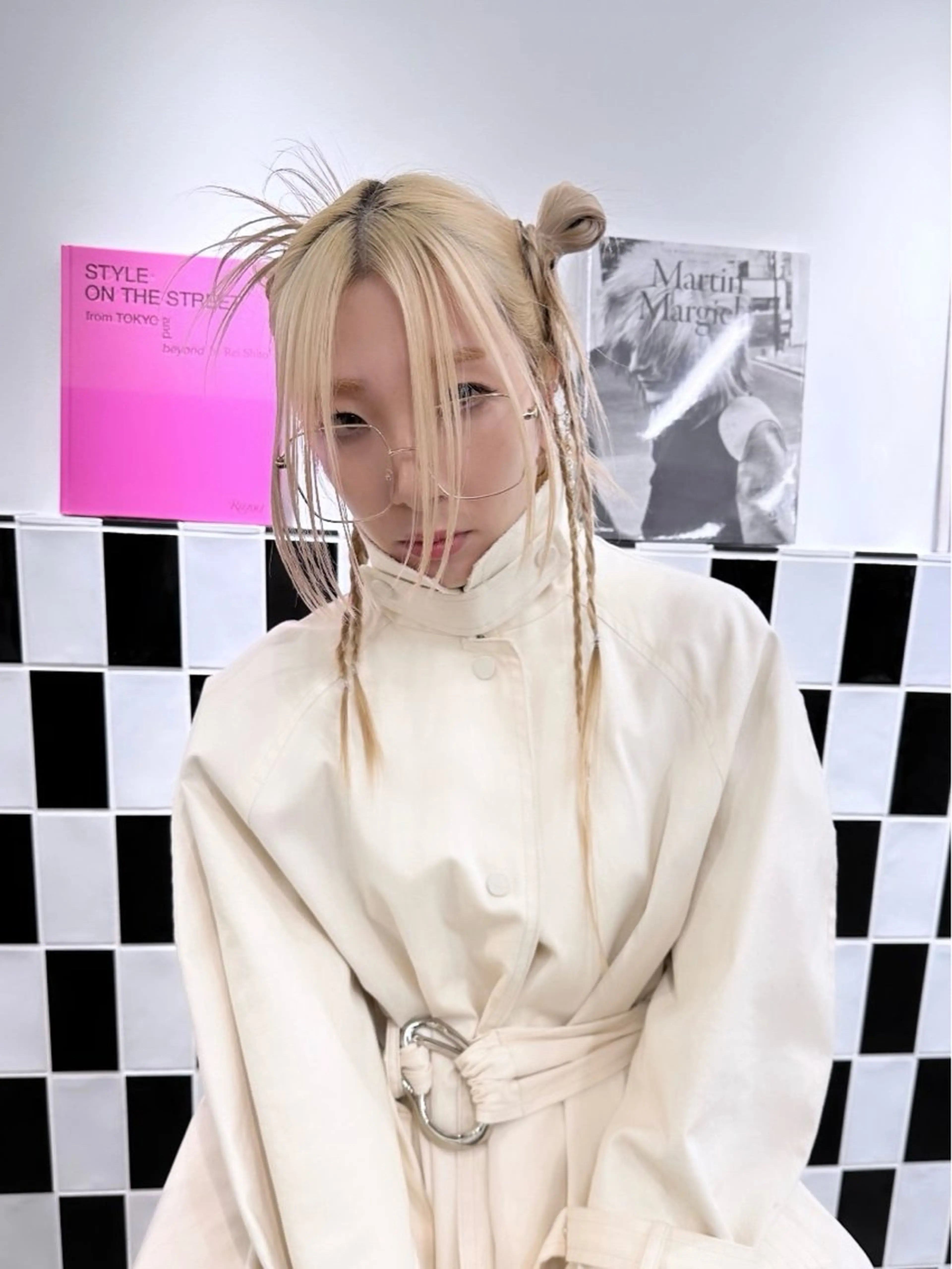 セミロング カラー ヘアアレンジ ヘアカラー トリートメント TAKUMAブリーチ /切りっぱなし🪽のヘアスタイル