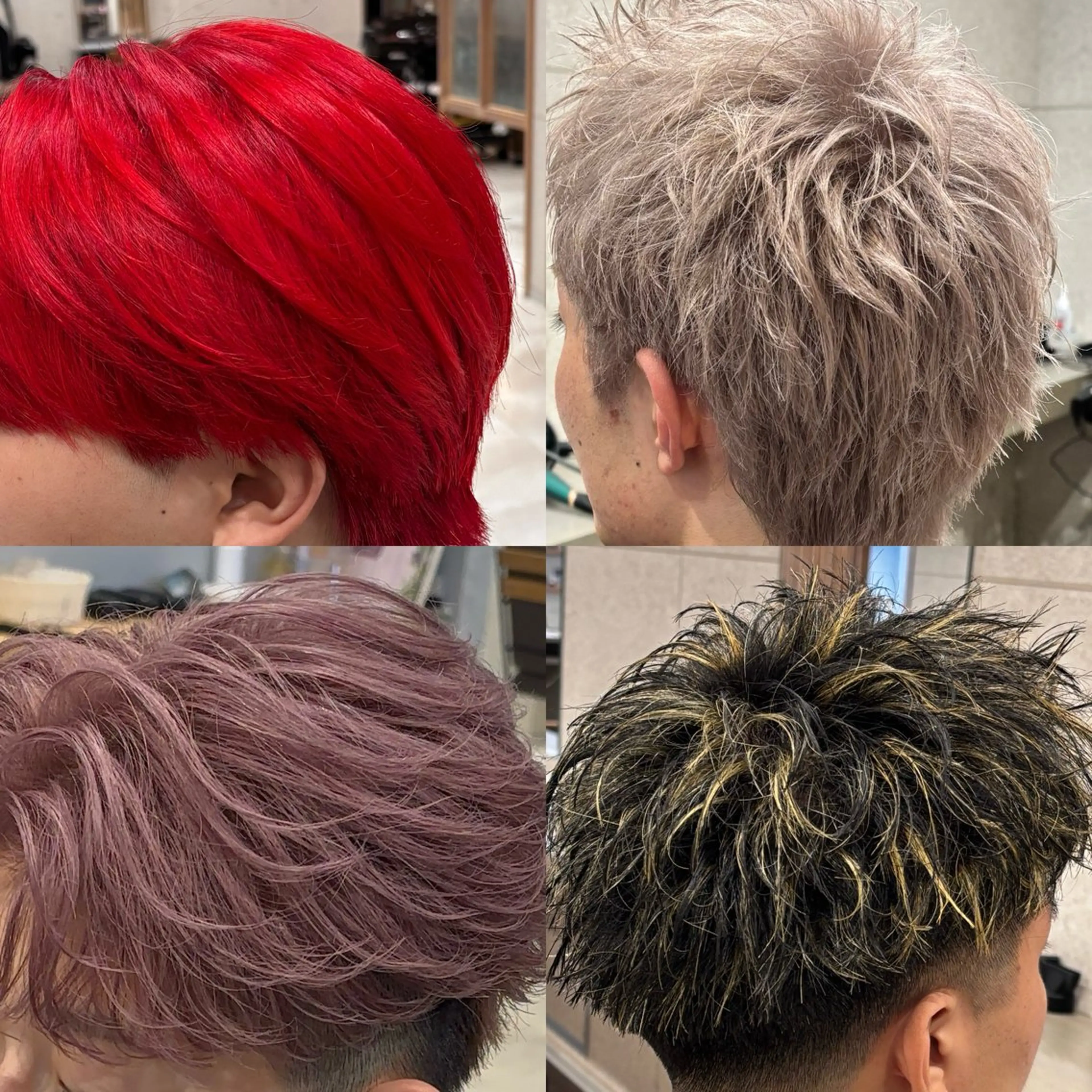 カラー メンズ メンズハイトーン デザインカラー ハイトーンカラー カット ヘアカラー パーマ 縮毛矯正 トリートメント 泉　将太/メンズ特化 /メンズパーマのヘアスタイル