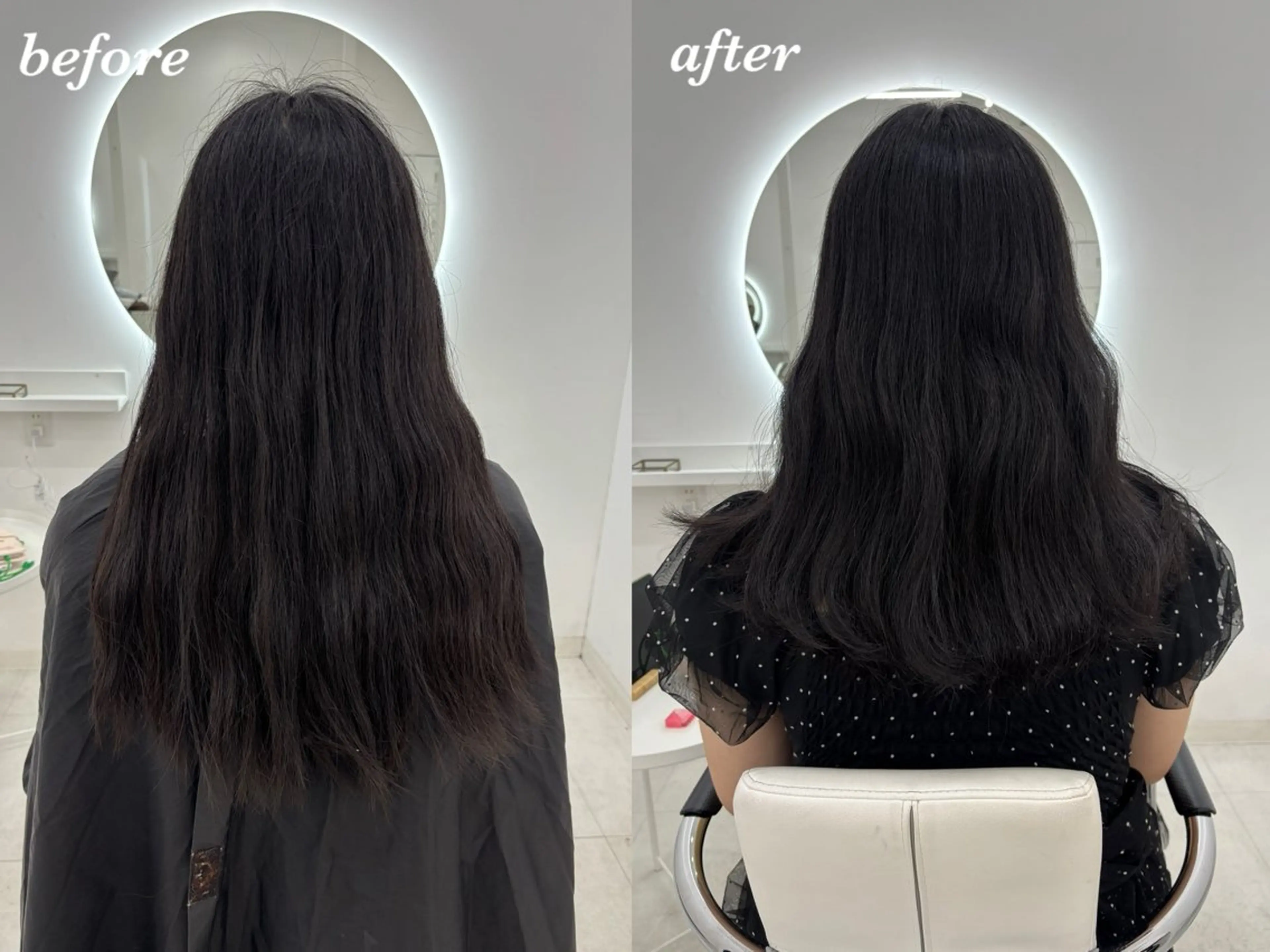 セミロング カット トリートメント 【aini天王寺】 𝐚𝐢𝐫𝐢✂︎のヘアスタイル