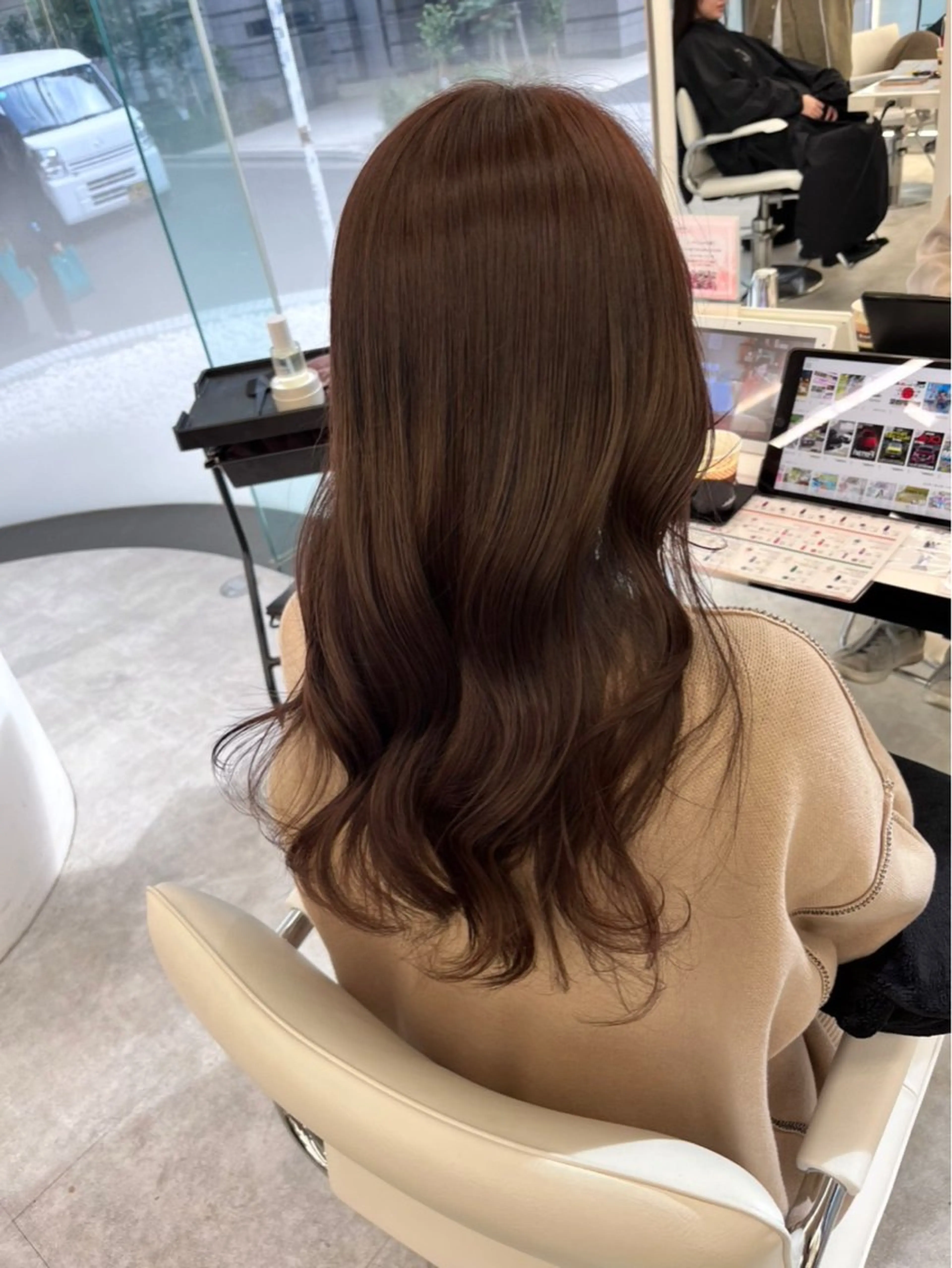 ロング カラー トリートメント 韓国/ブリーチ/艶感 🇰🇷RYUKIのヘアスタイル