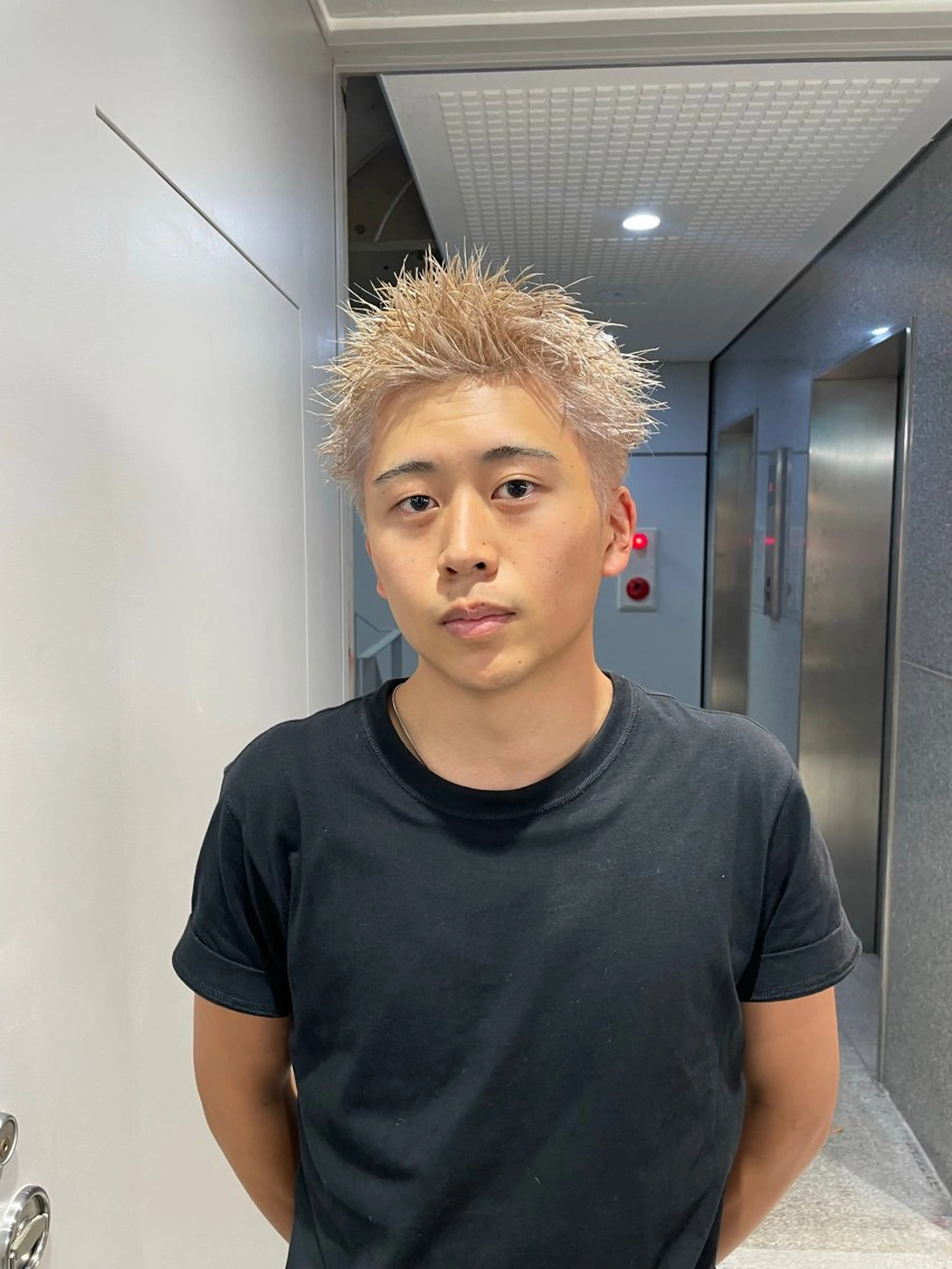 ショート カラー メンズ カット ヘッドスパ ヘアセット 🔥メンズ 特化🔥菊水皐暉🔥のヘアスタイル