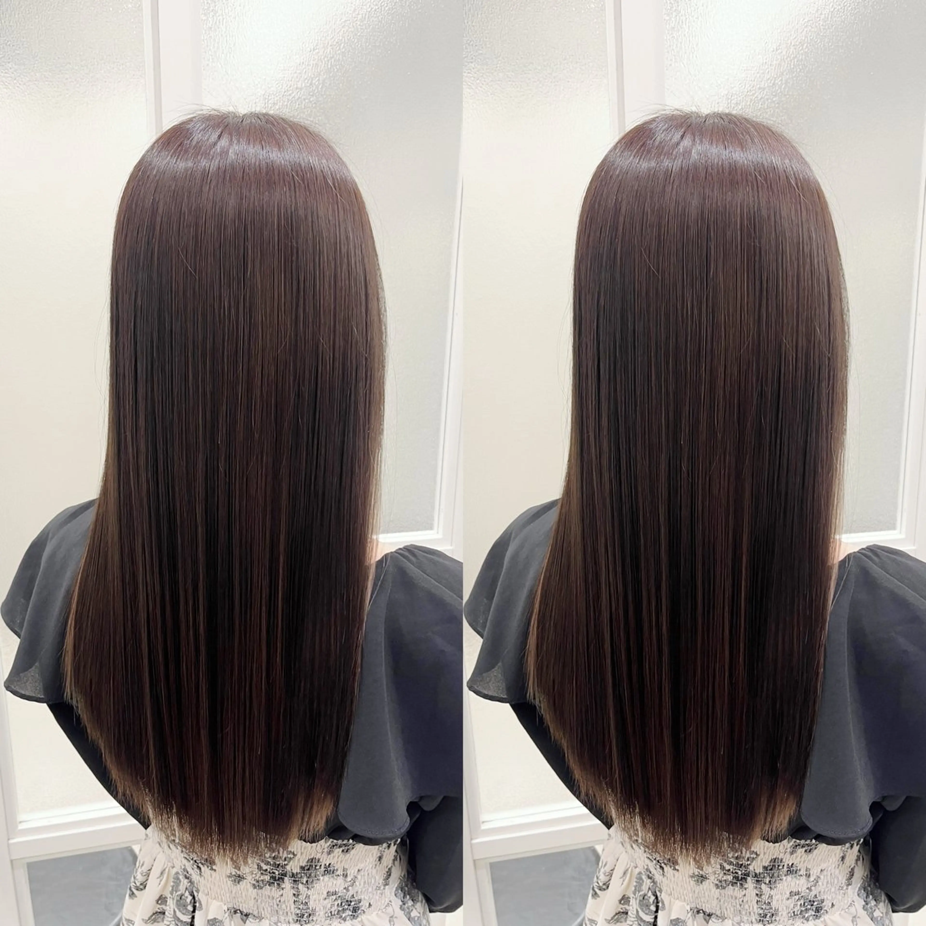 ロング カラー 全席個室美容室 縮毛矯正/レイヤーのヘアスタイル