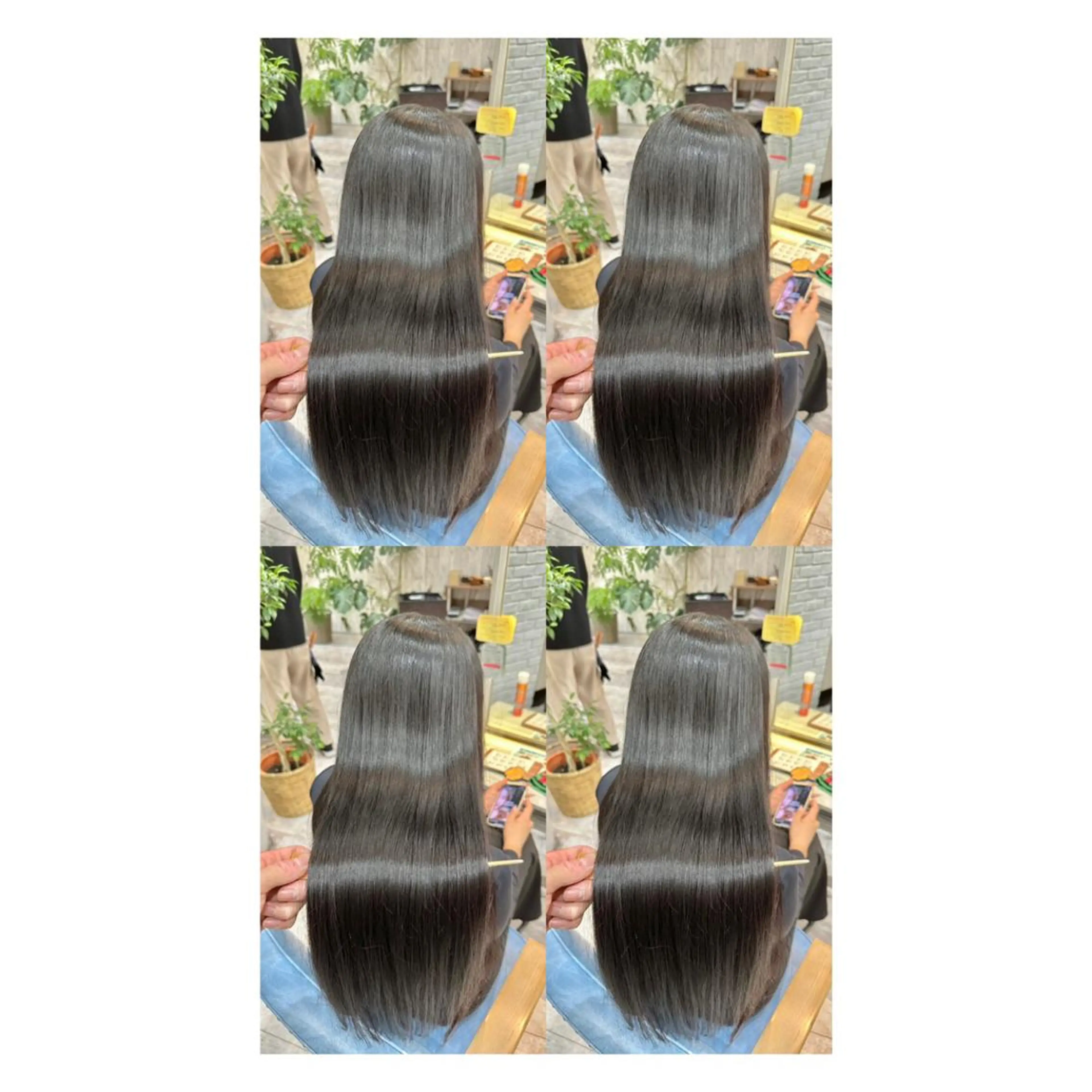 ロング カラー 透明感カラー 髪質改善 縮毛矯正 トリートメント カット ヘアカラー トリートメント 店長✨レイヤー✖️ 髪質改善✖️韓国ヘアのヘアスタイル