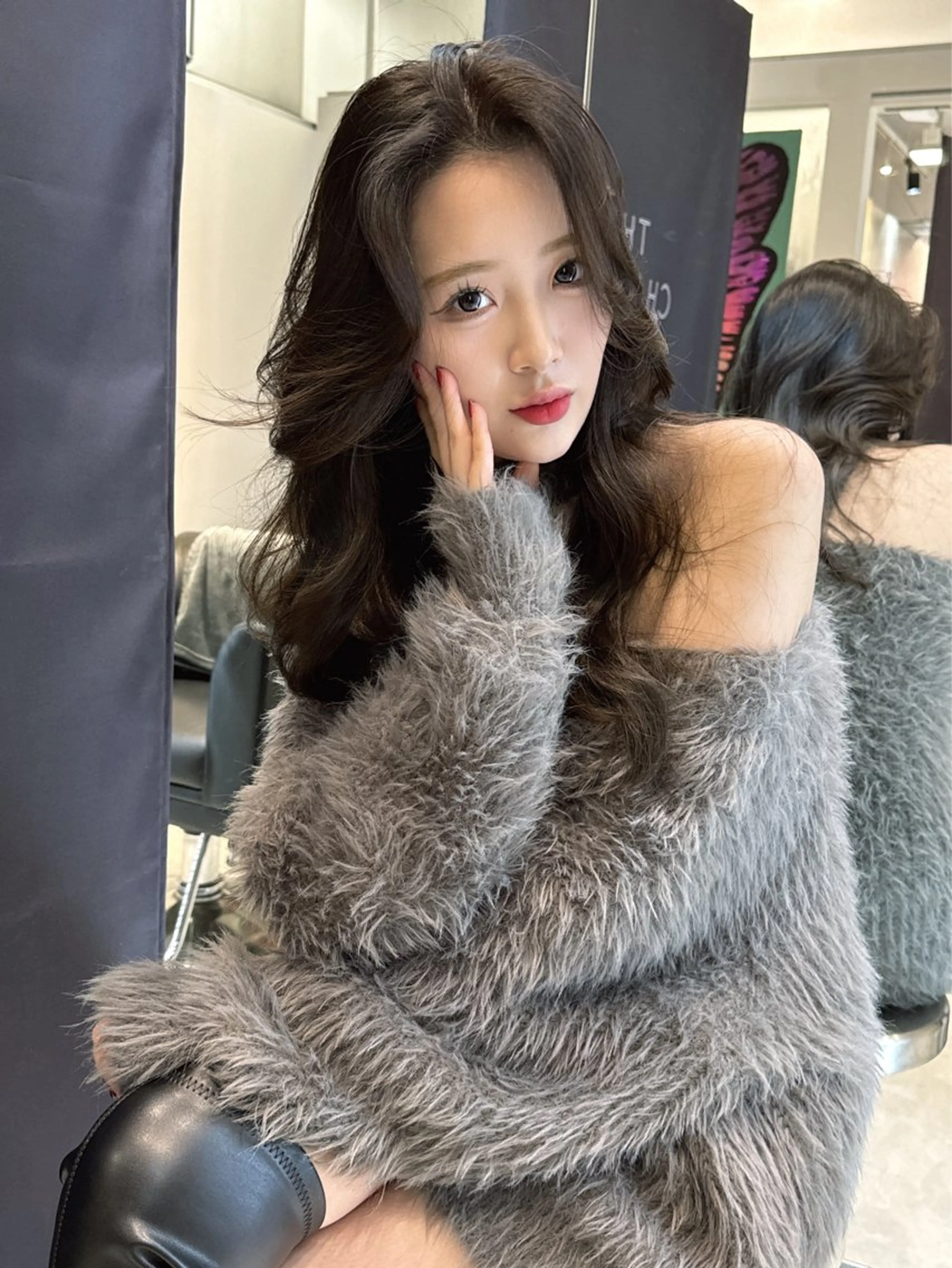 ロング 🇨🇳ワンホンヘア 下田鉄也のヘアスタイル