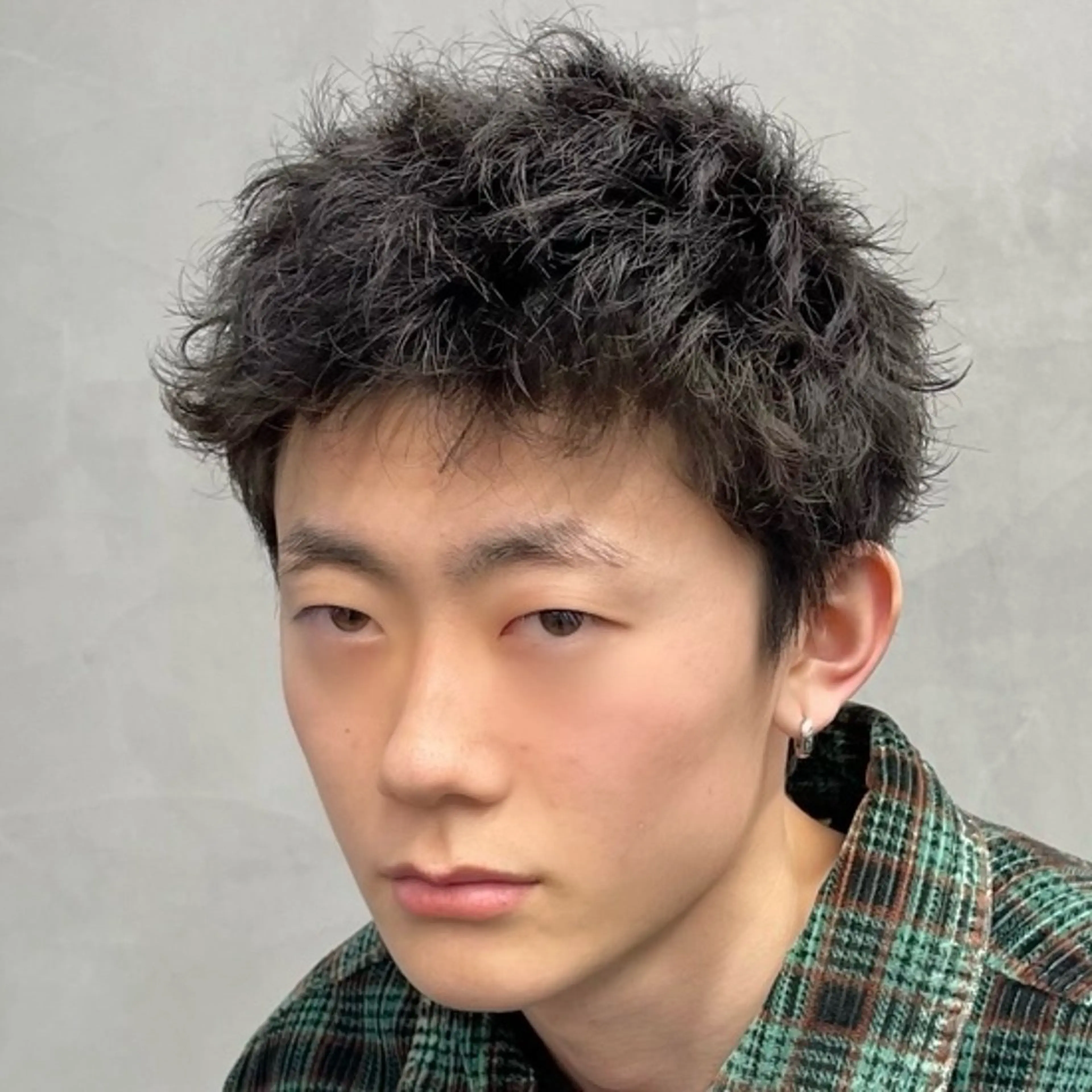 ショート パーマ ヘアアレンジ メンズ カット パーマ fifth 石川 凪のヘアスタイル