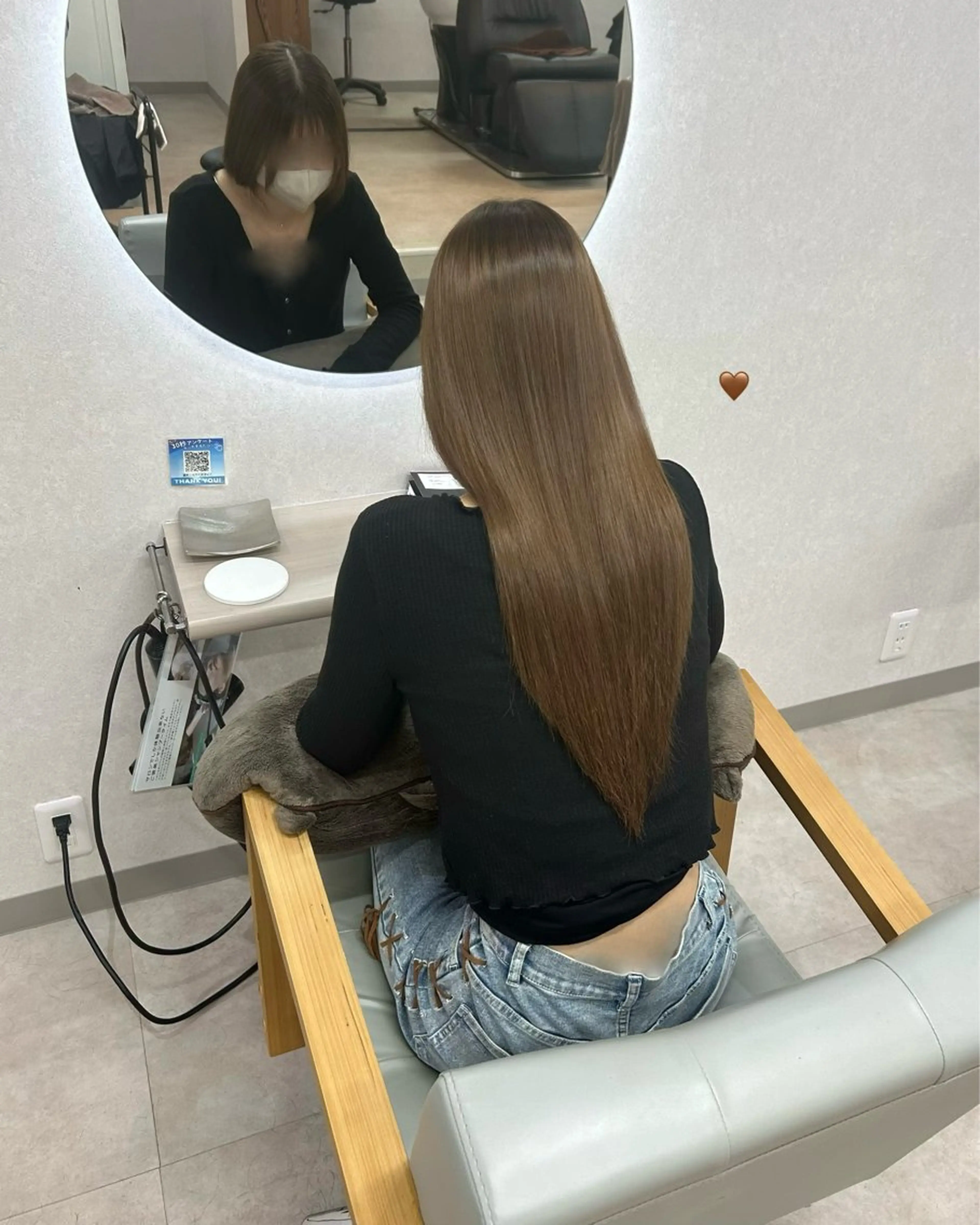 ロング 縮毛矯正 ☘レディース募集☘ yunaのヘアスタイル