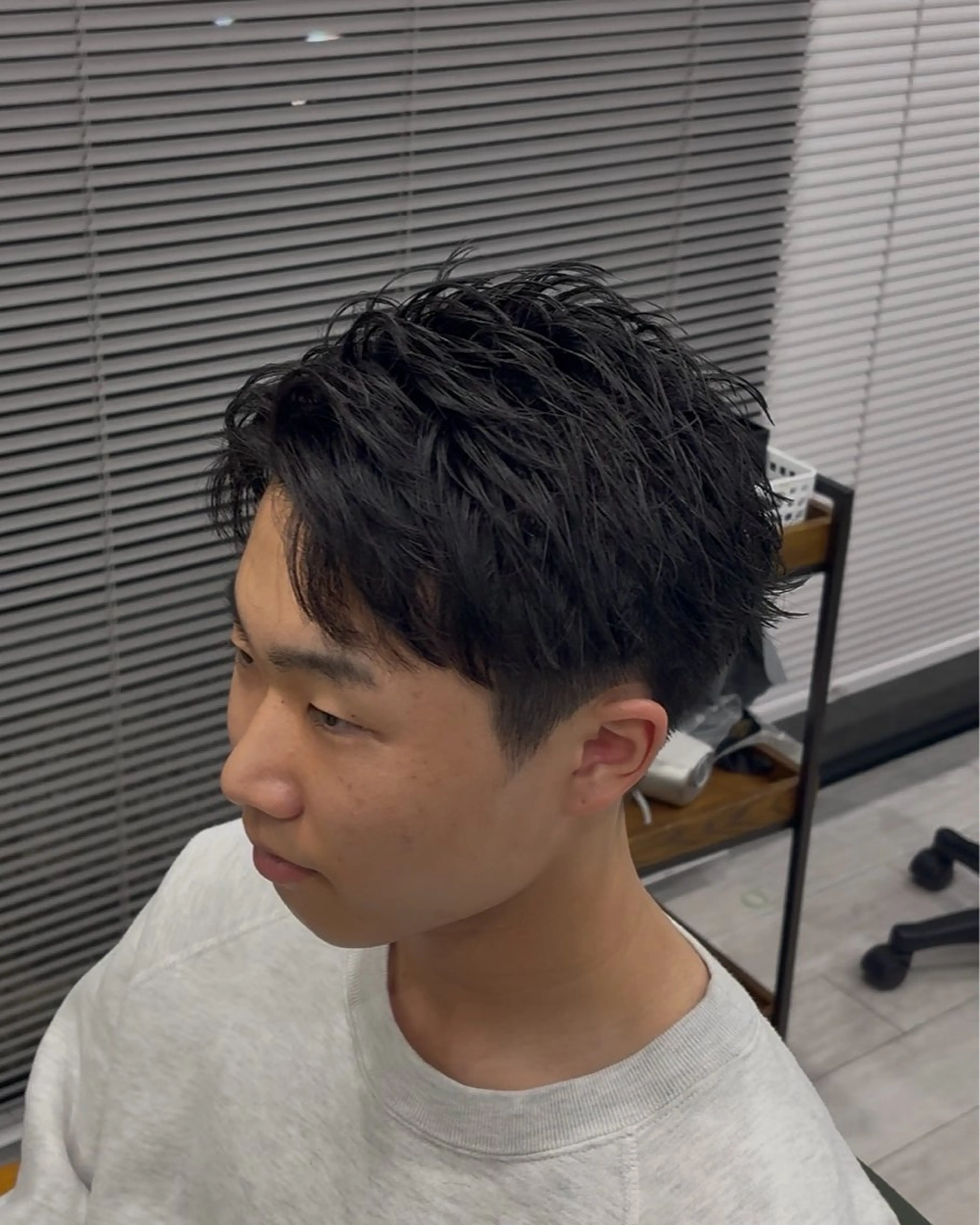 ショート メンズ アップバング スパイキーショート 刈り上げ ショートヘア 【メンズ専門‼️】 中林良嘉のヘアスタイル