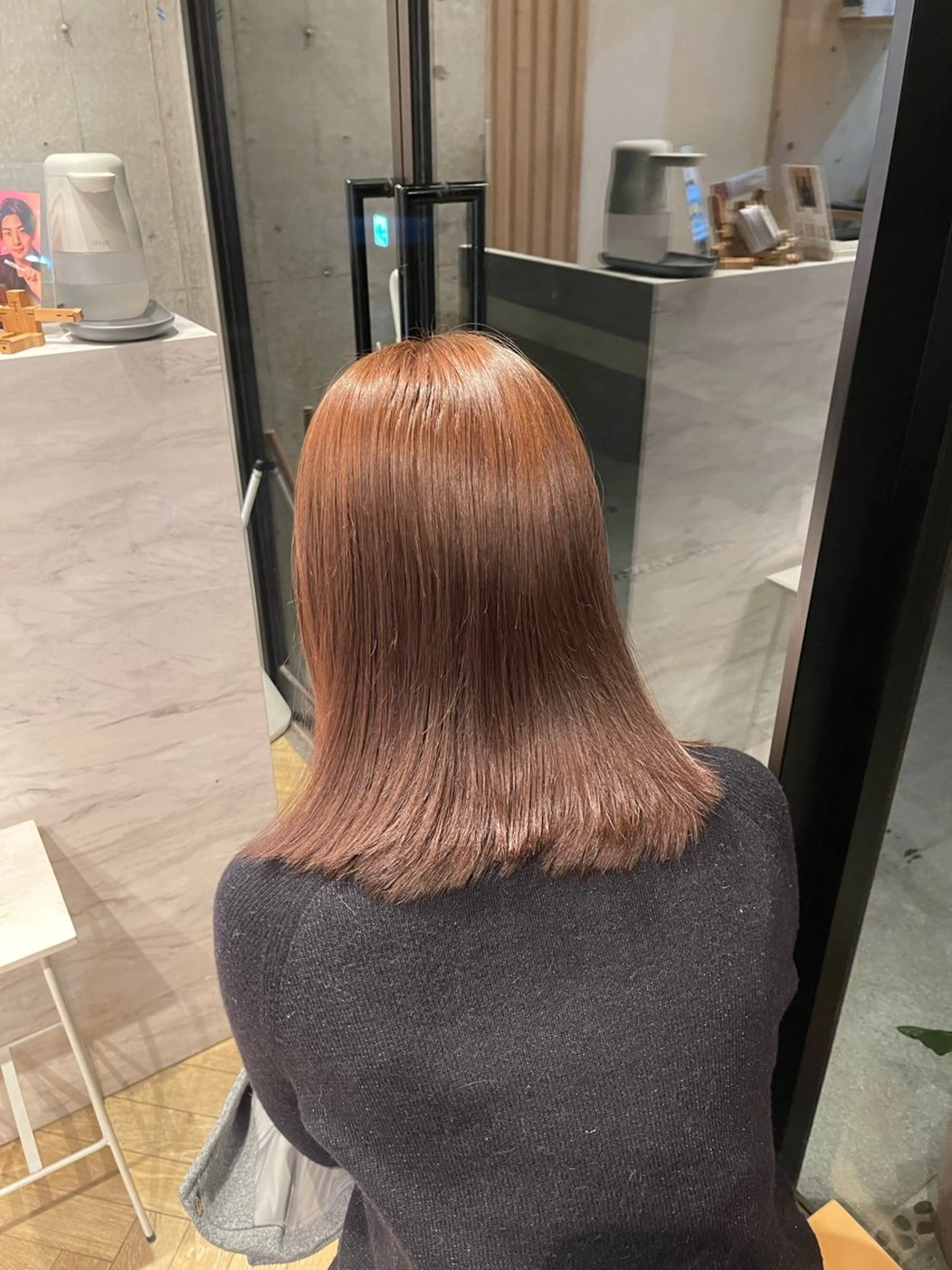 ロング カラー 愛莉/ラベンダー/ ベージュ/ブラウンのヘアスタイル