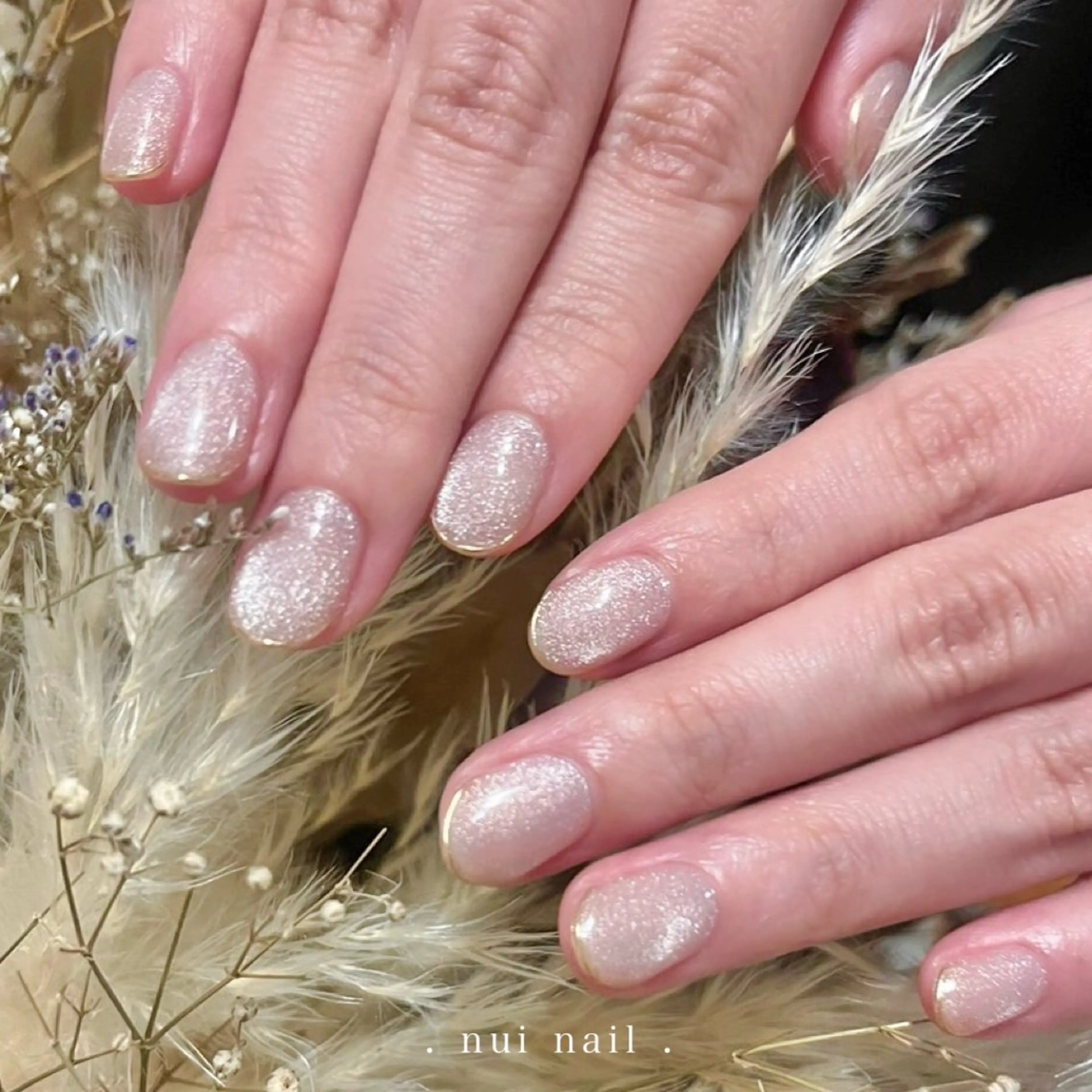 ネイル ミラーネイル ハンドネイル nui nailのネイルデザイン