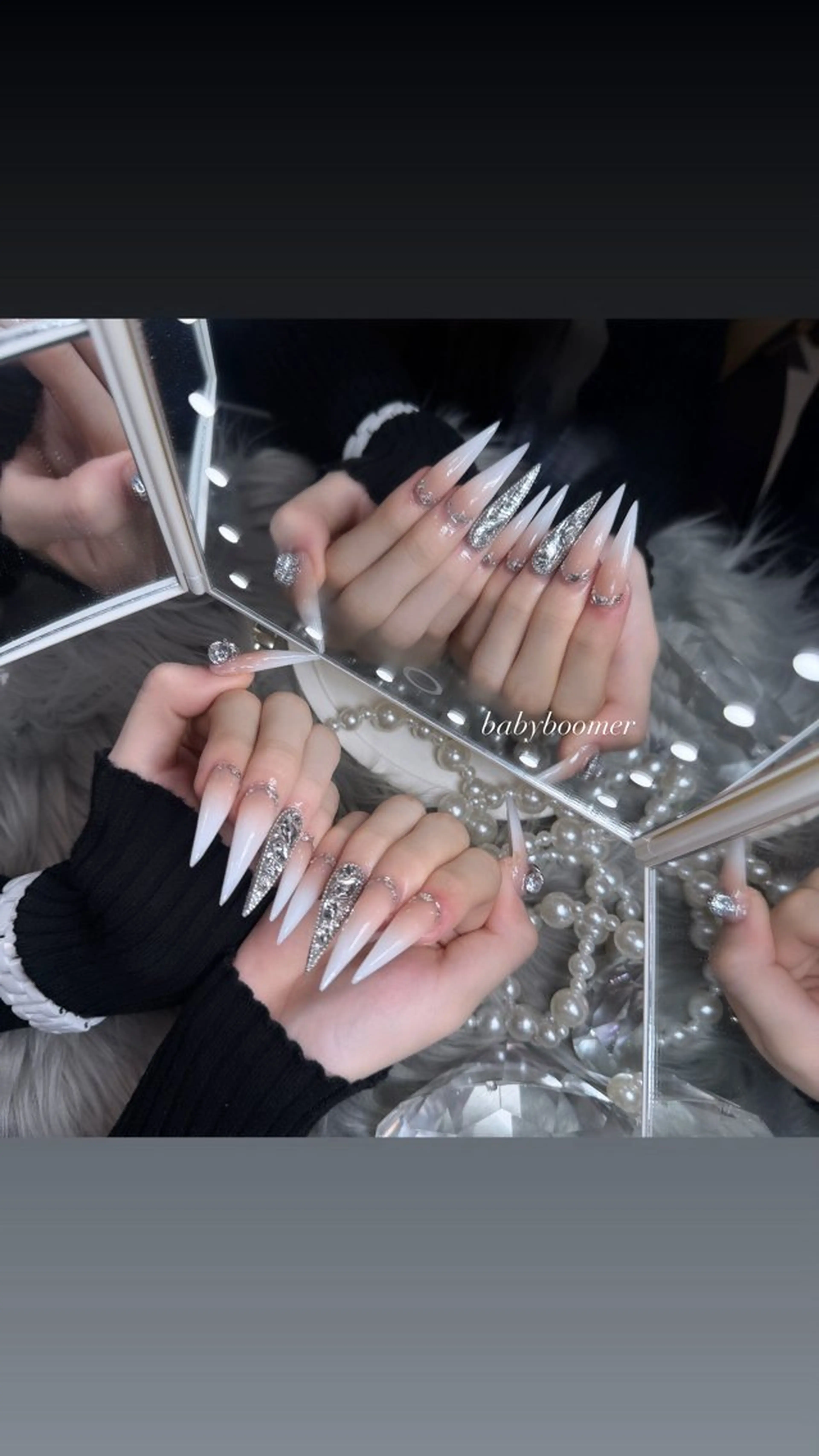 メンズ ネイル 加納 莉音のネイルデザイン