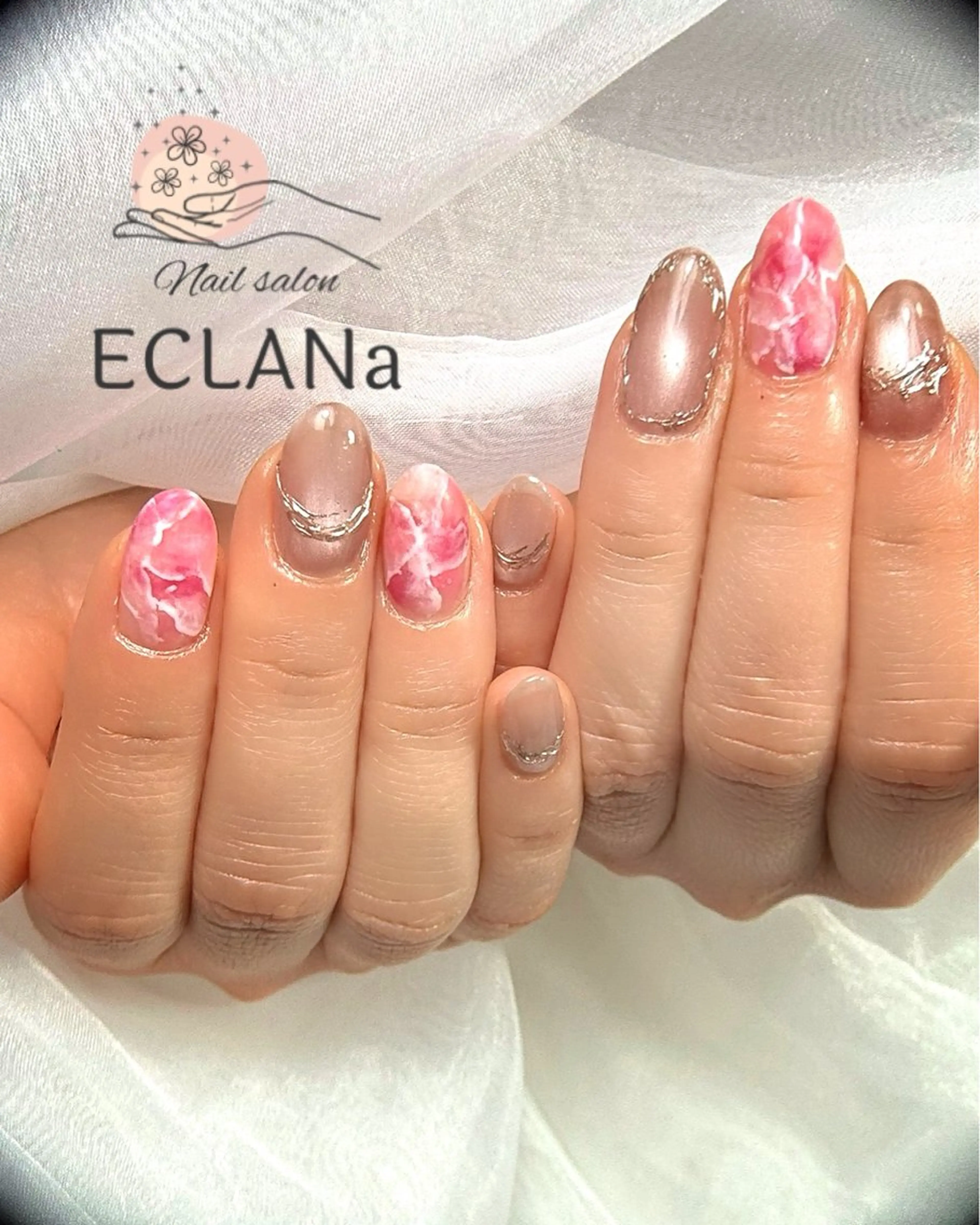 ネイル ハンドネイル Nail salon ECLANaのネイルデザイン