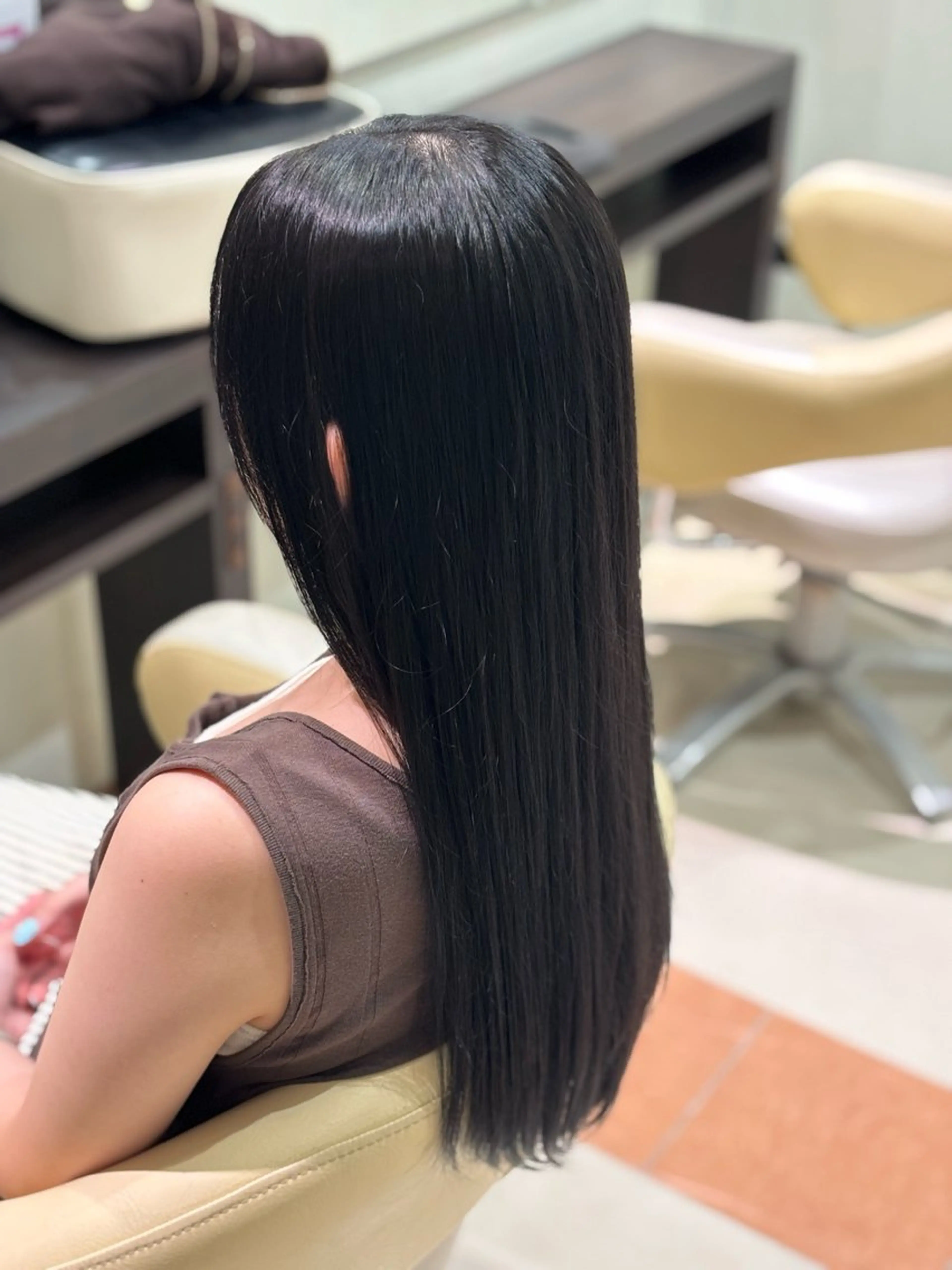 ロング カラー ０分パーマ/ メンズパーマ藤原海斗のヘアスタイル