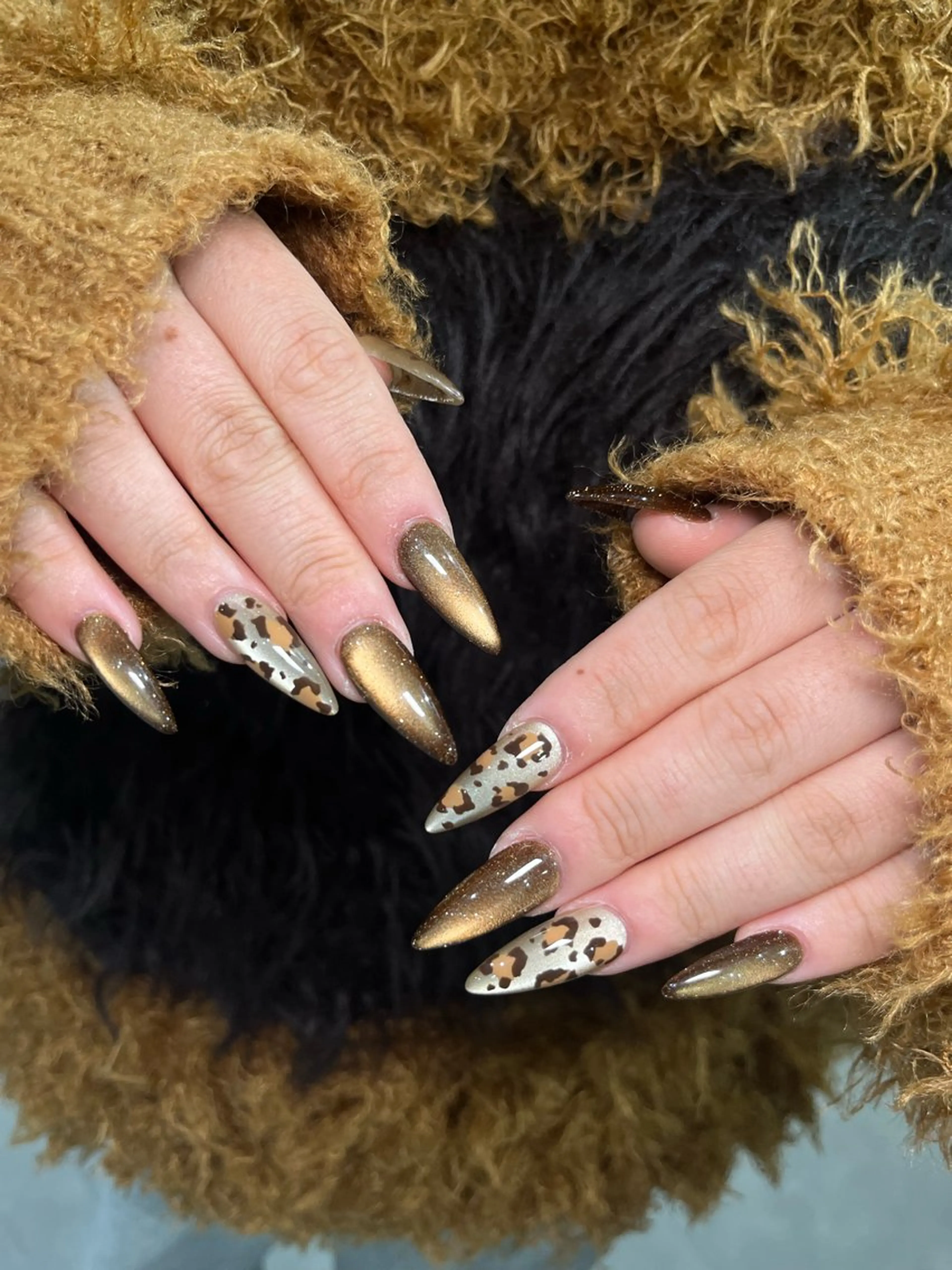 【オフ無】Gel-xお爪に優しい長さ出し10本＋85分アートコースの写真