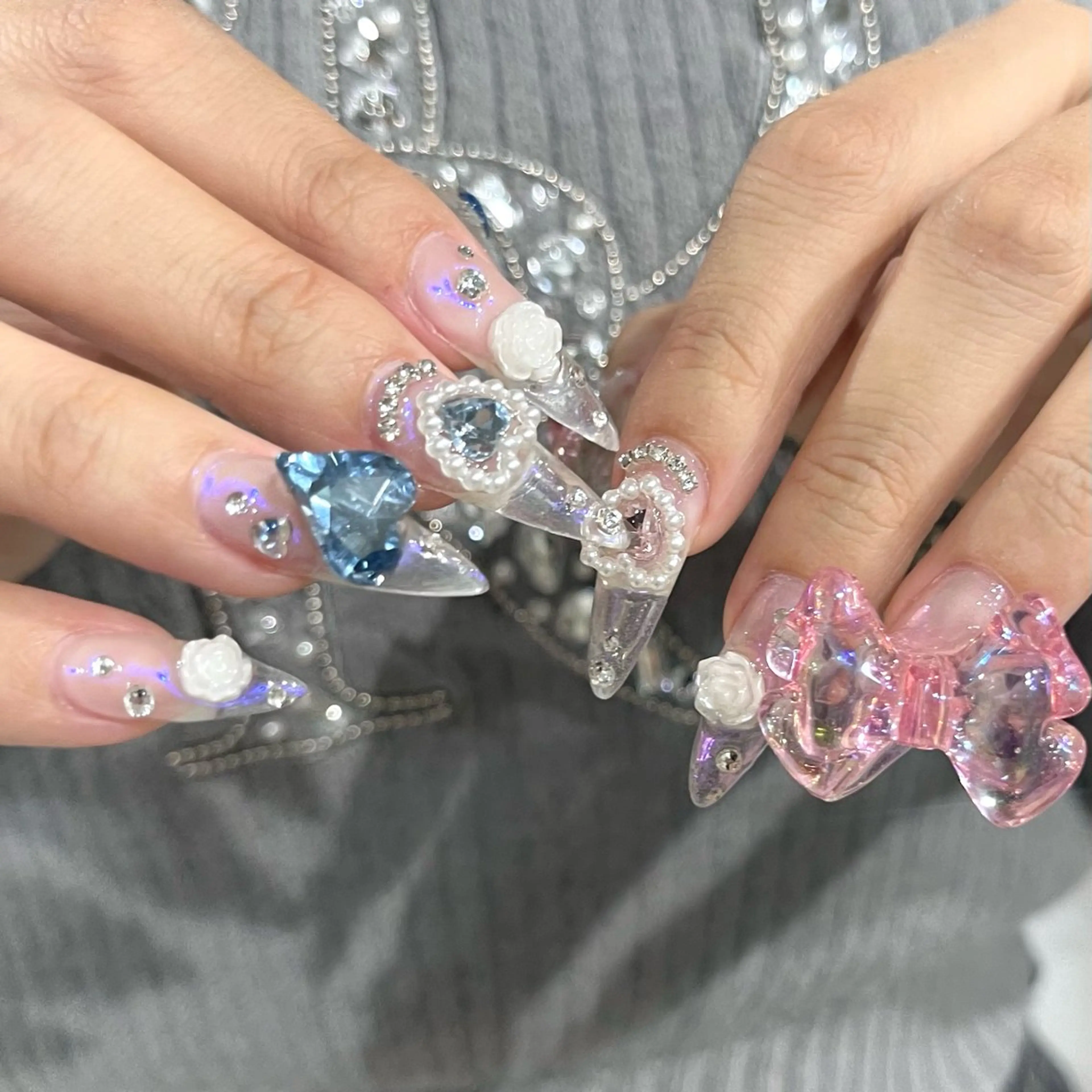 ネイル ハンドネイル 🧁fein. nana🩵のネイルデザイン