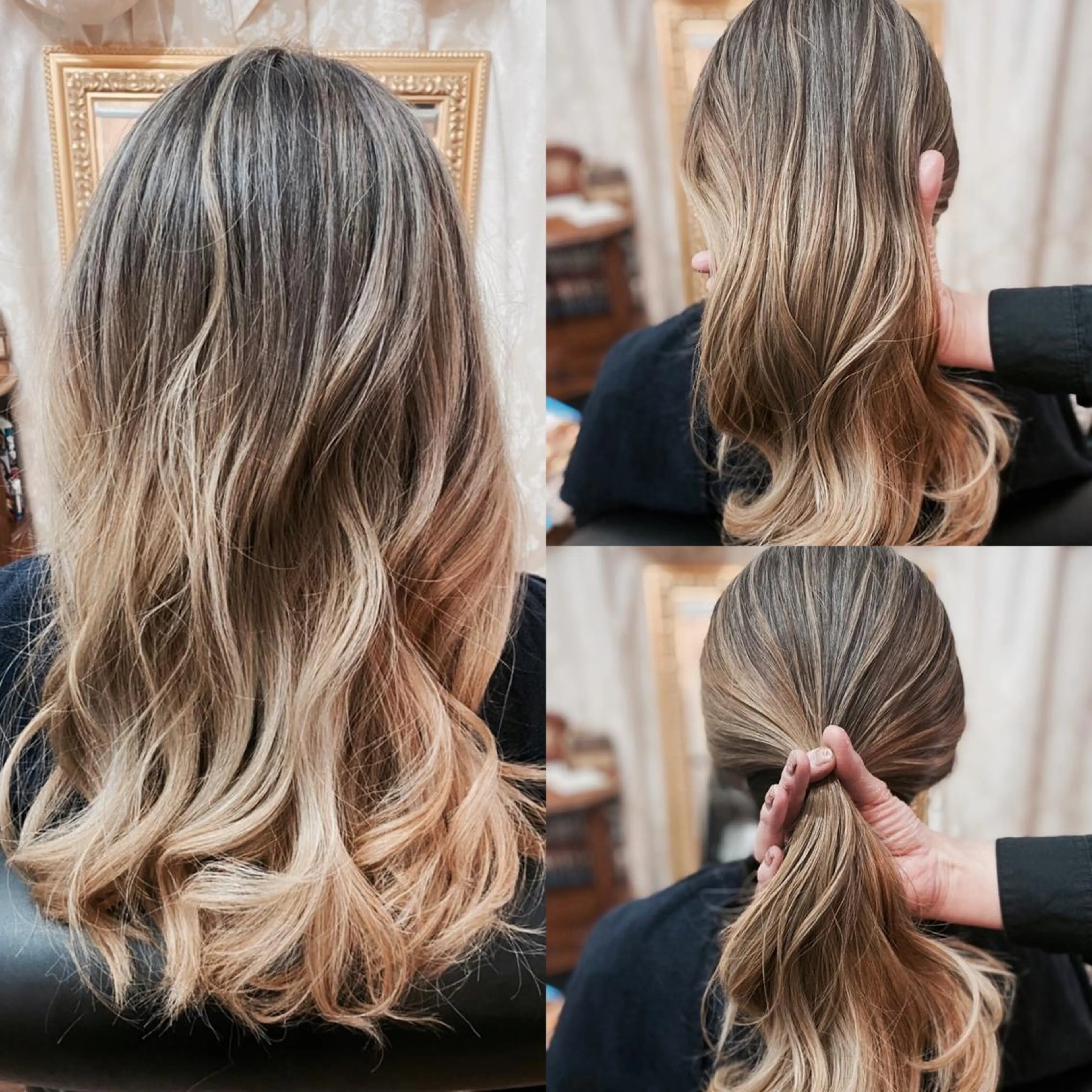 ロング カラー バレイヤージュ レイヤーカット 究極の艶髪！ 艶神！大矢祥央のヘアスタイル