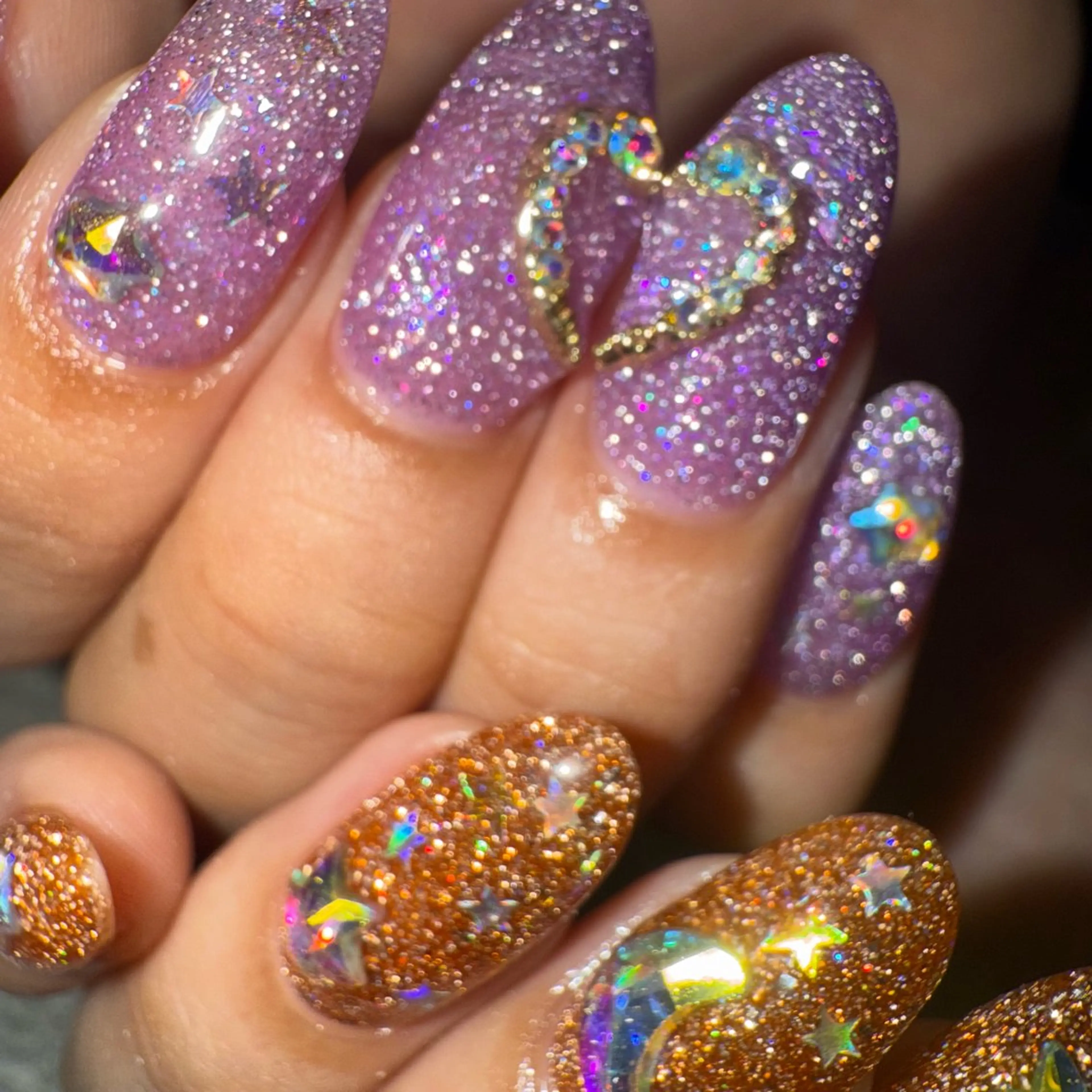 ネイル ストーンネイル ハンドネイル yuki nail...のネイルデザイン