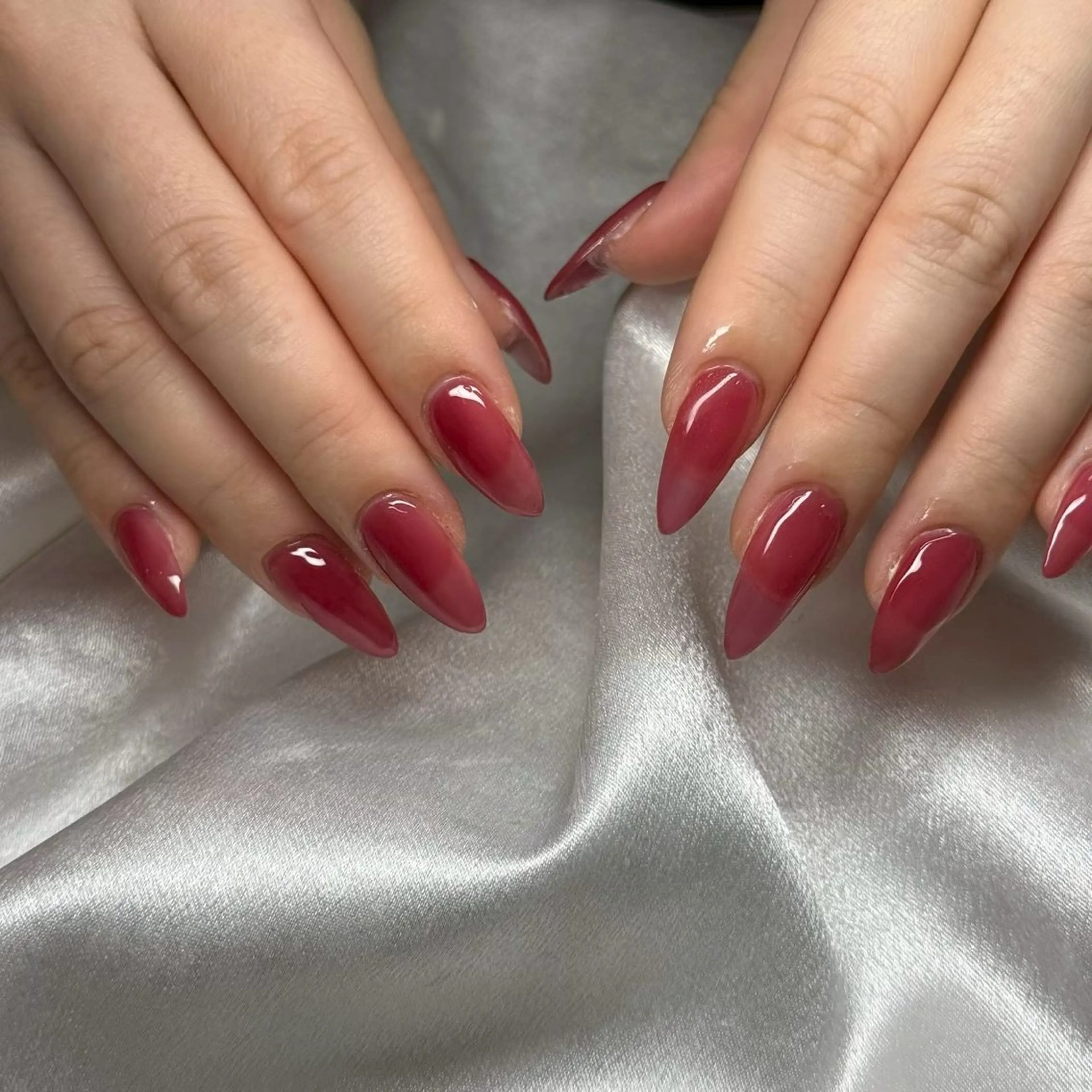 ネイル ワンカラーネイル ハンドネイル nail salon popoのネイルデザイン