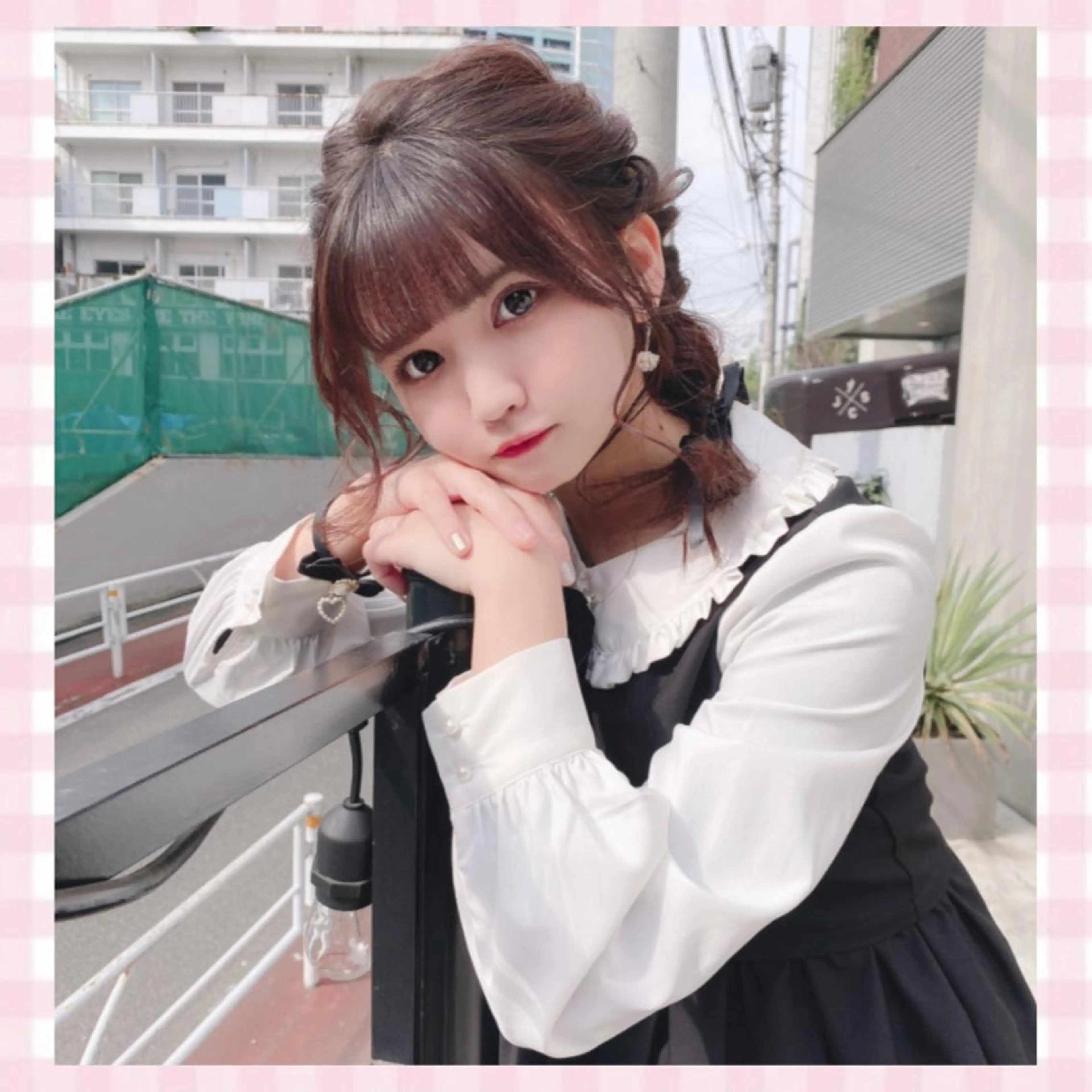 セミロング ヘアアレンジ カット トリートメント 💗ガーリーヘア🎀 saki💗のヘアスタイル