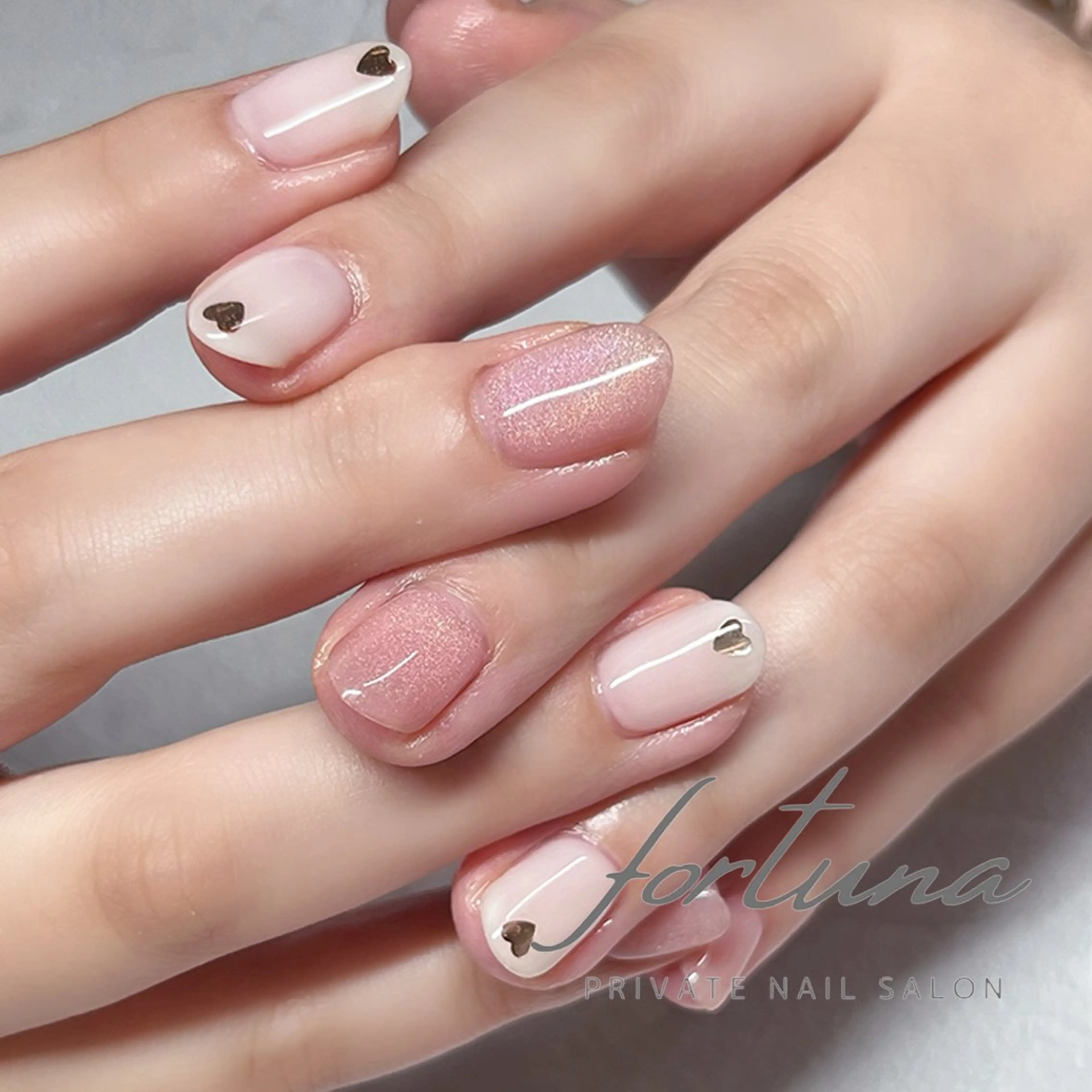 ネイル ジェルネイル パラジェル シンプルネイル ハンドネイル fortuna 武藤裕美のネイルデザイン