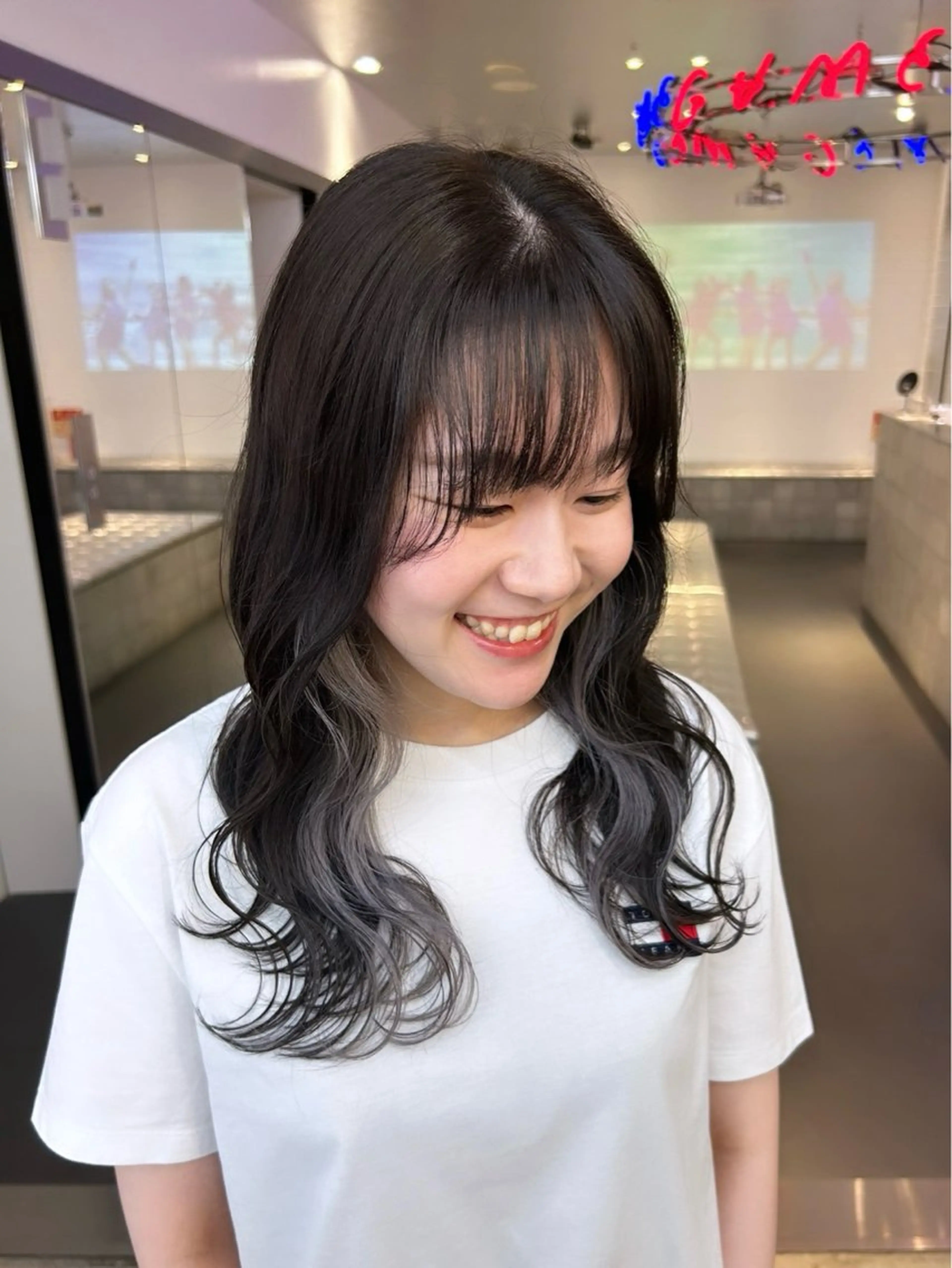 ショート ボブ エクステ 外国人風カラー 卒業式のヘアスタイル レイヤーカット MiRI💜地毛級 エクステ✖似合わせ技のヘアスタイル