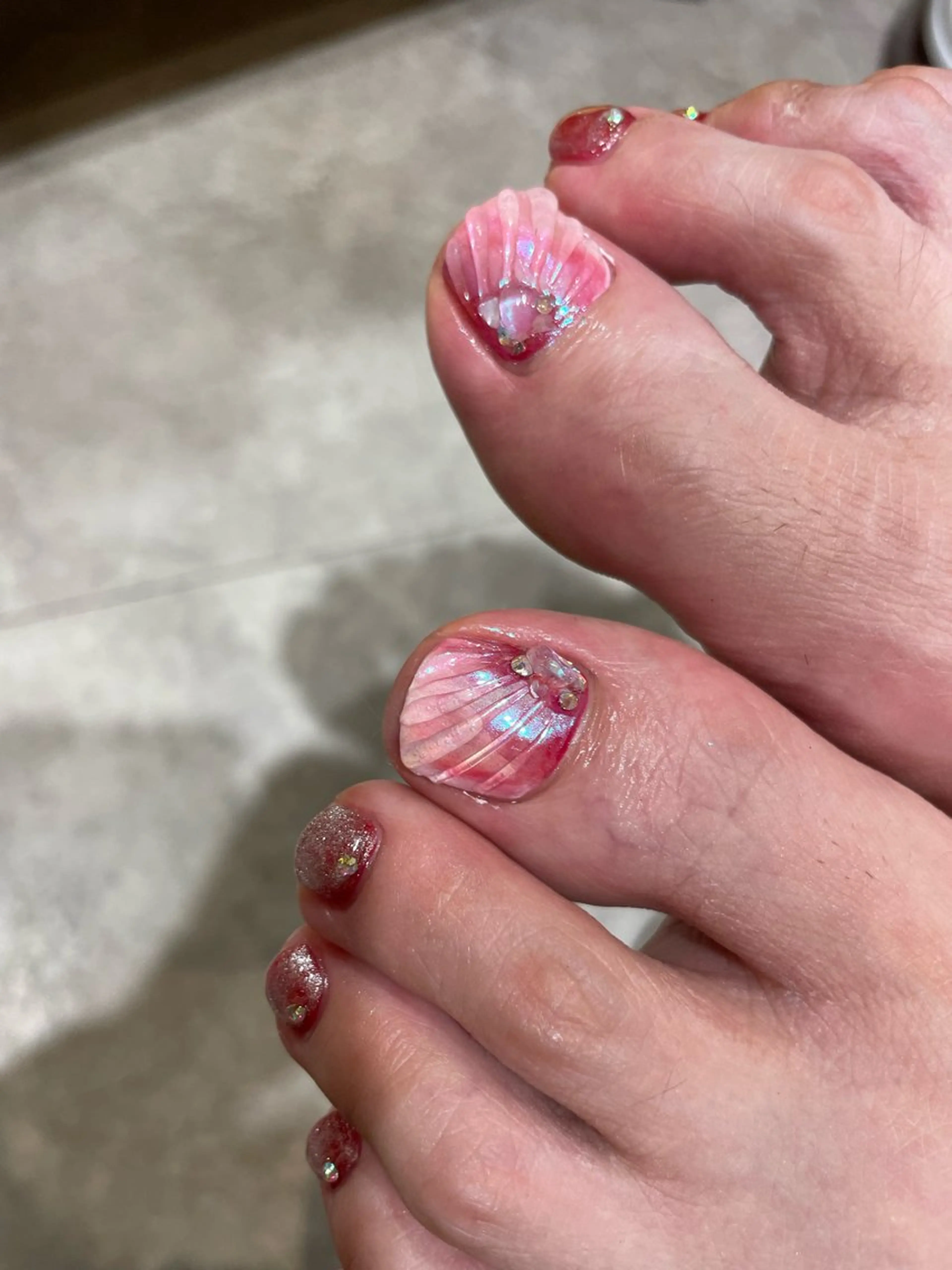 ネイル フットネイル 吉永 佑香のネイルデザイン