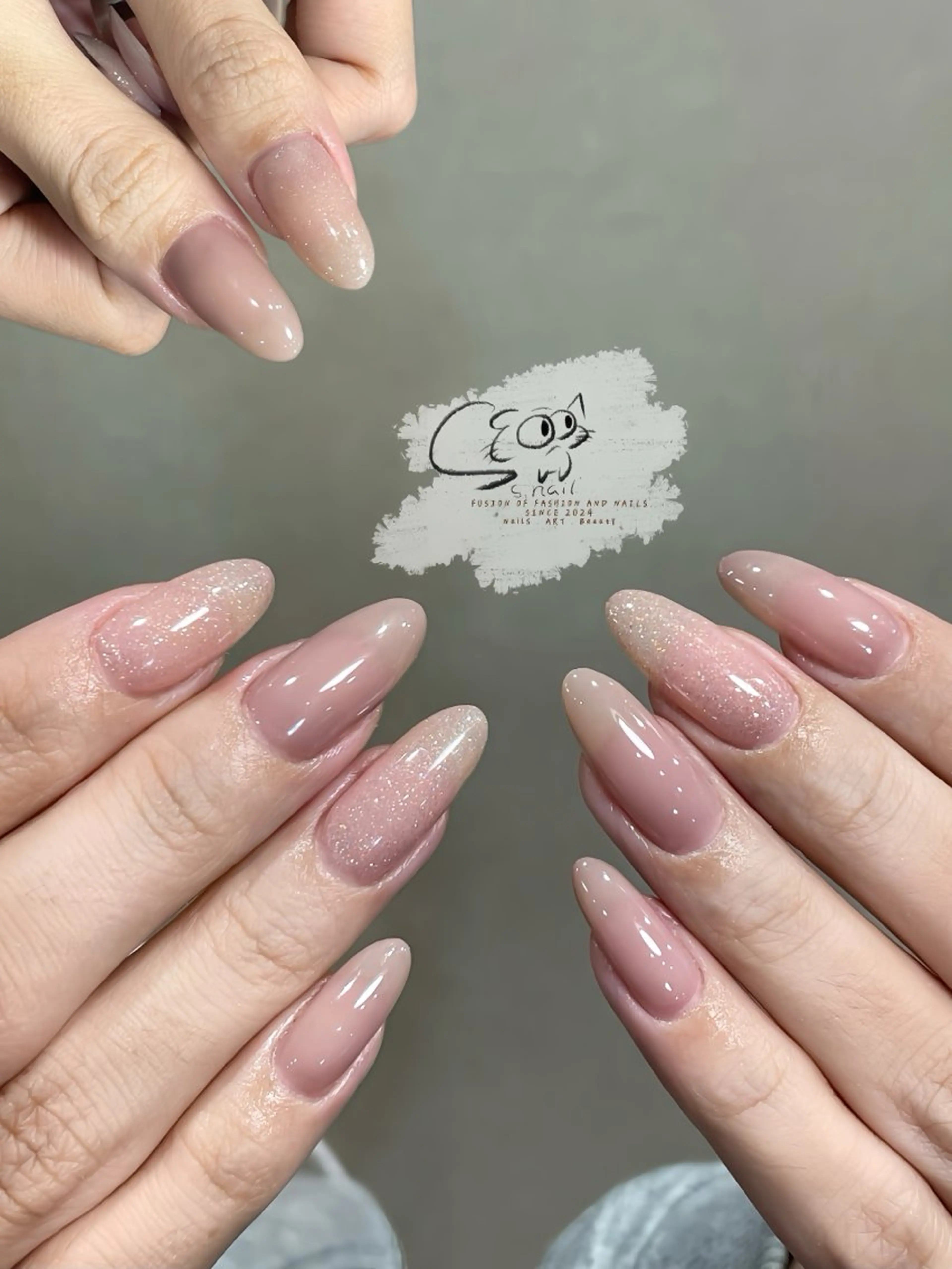 ネイル チークネイル フレンチネイル グラデーション マグネットネイル ワンカラーネイル S.nail _のネイルデザイン