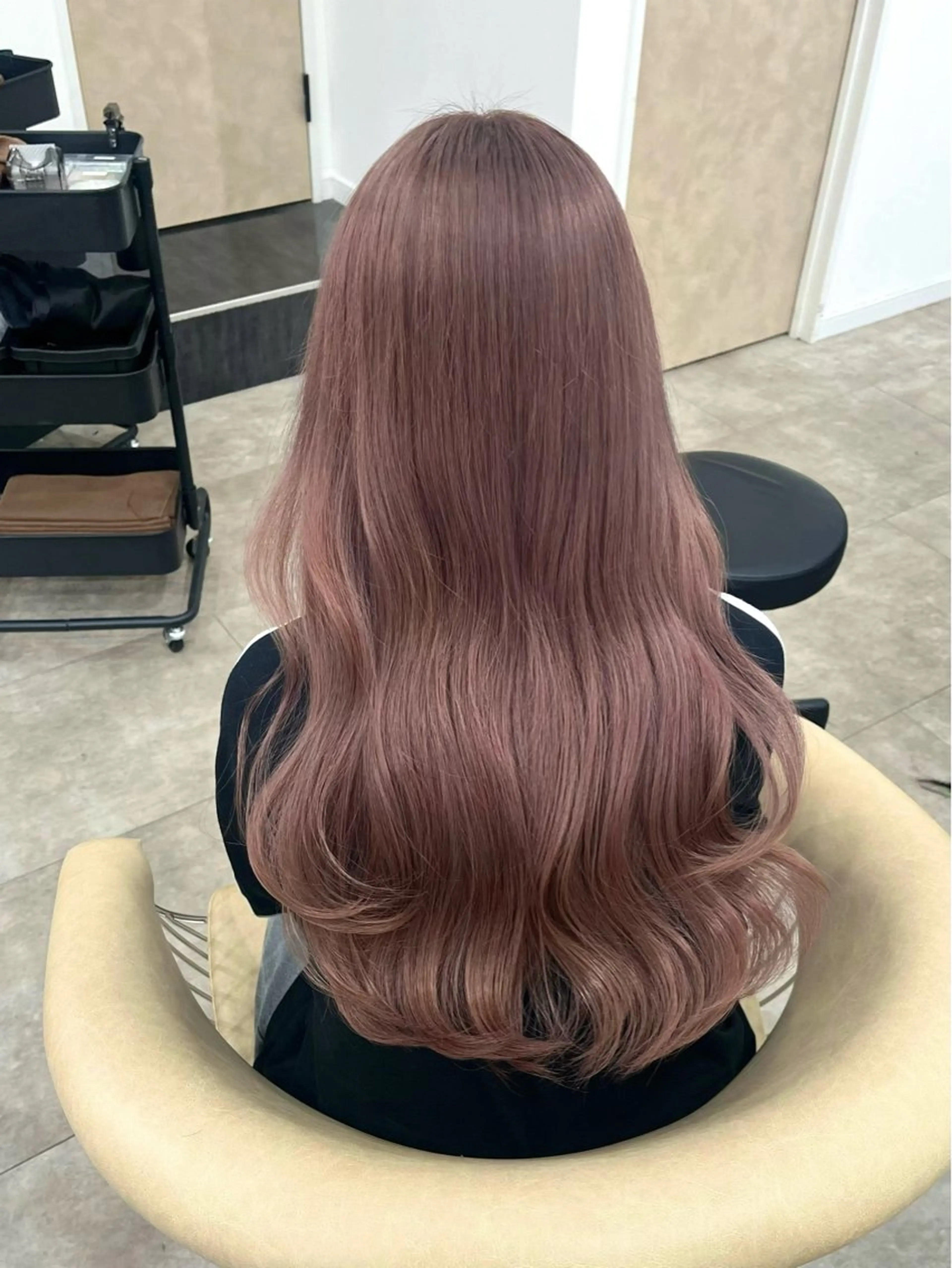 ロング カラー ブリーチ ケアブリーチ ダブルカラー カット ヘアカラー トリートメント 廣庭 勇人のヘアスタイル