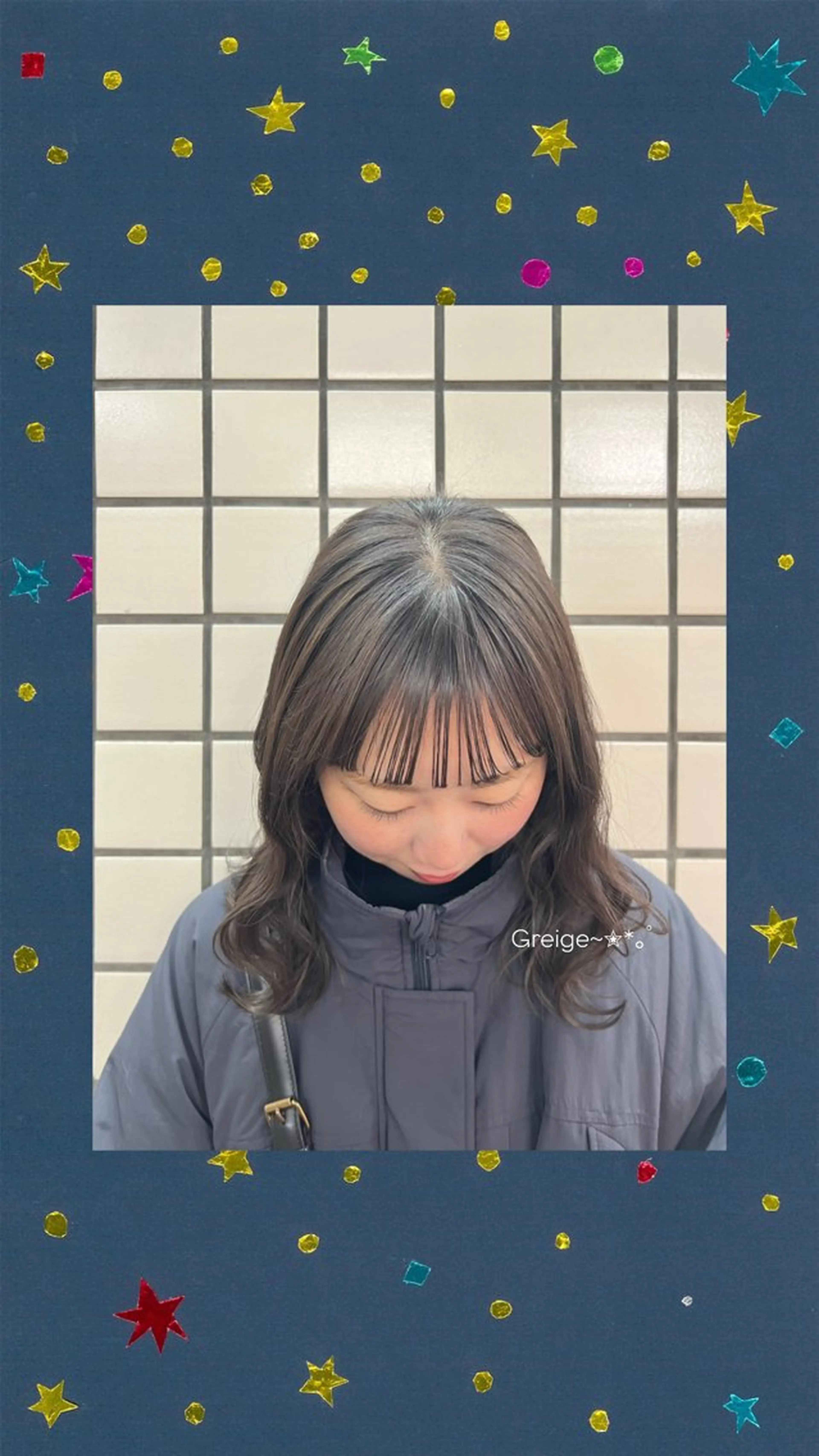 カラー chihiro" 艶髪×透明感カラーのヘアスタイル