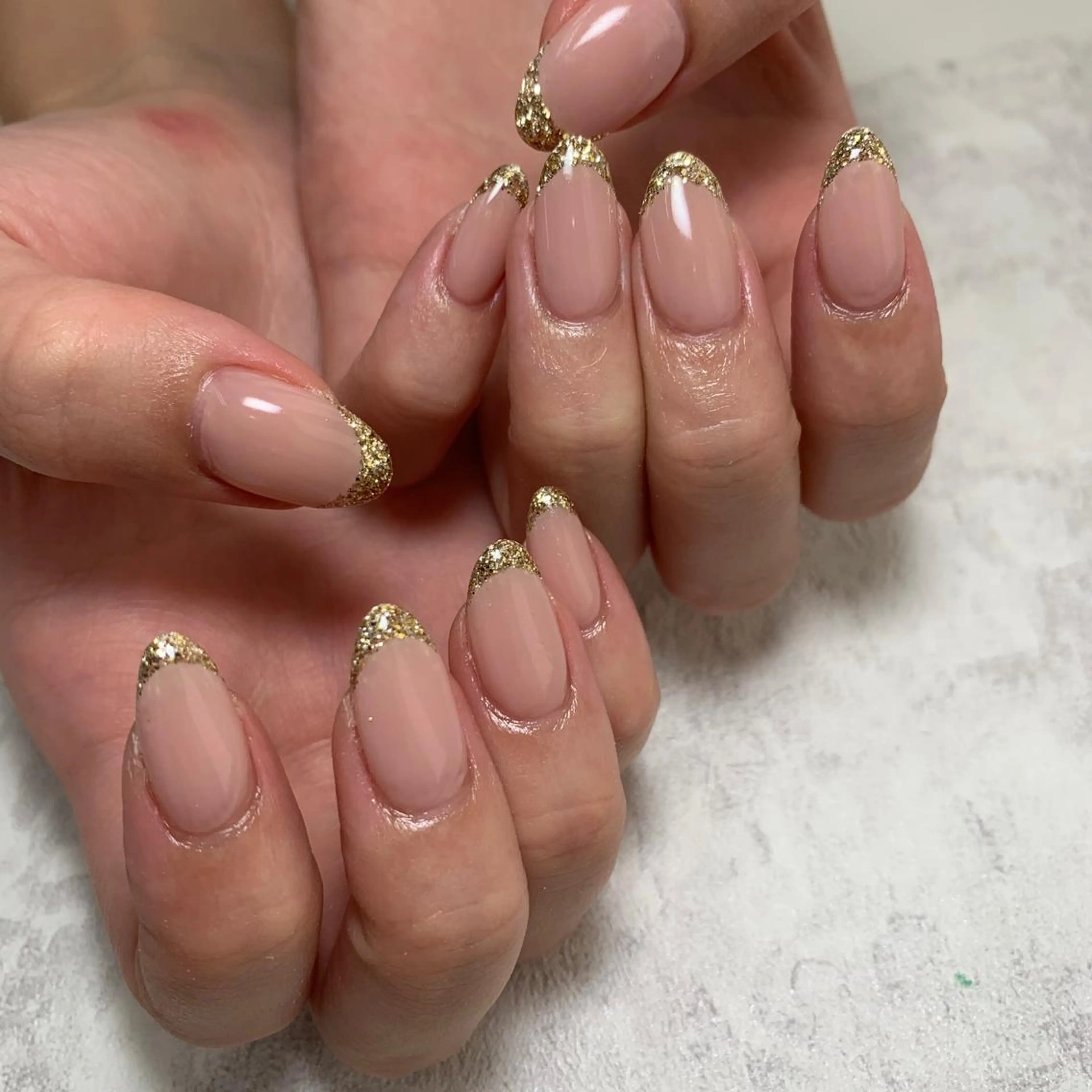 ネイル ゴールド Li aile eye&nailのマツエク・マツパデザイン