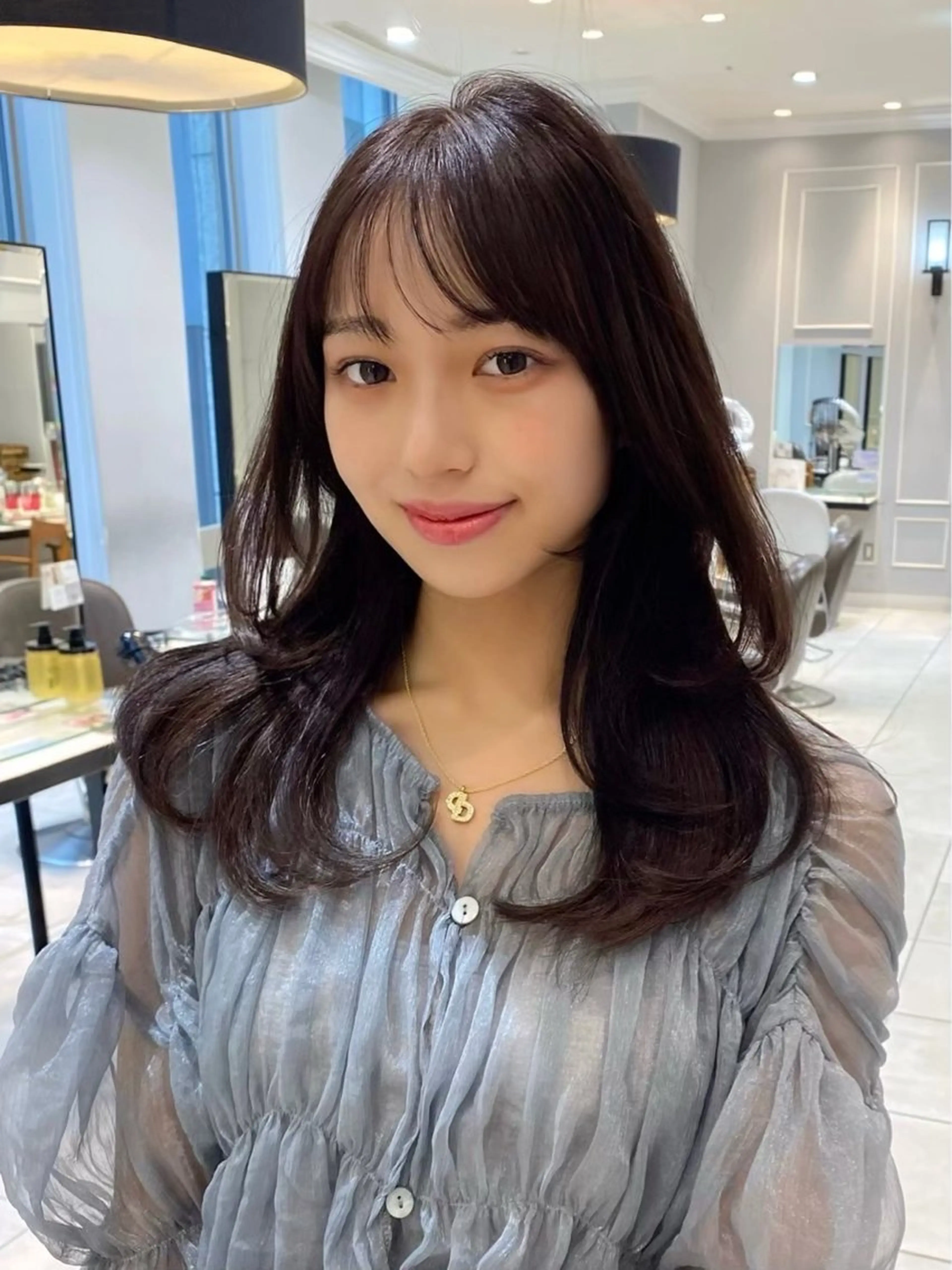 セミロング 銀座/🎀 𝑹𝒖𝒂𝒏🎀のヘアスタイル