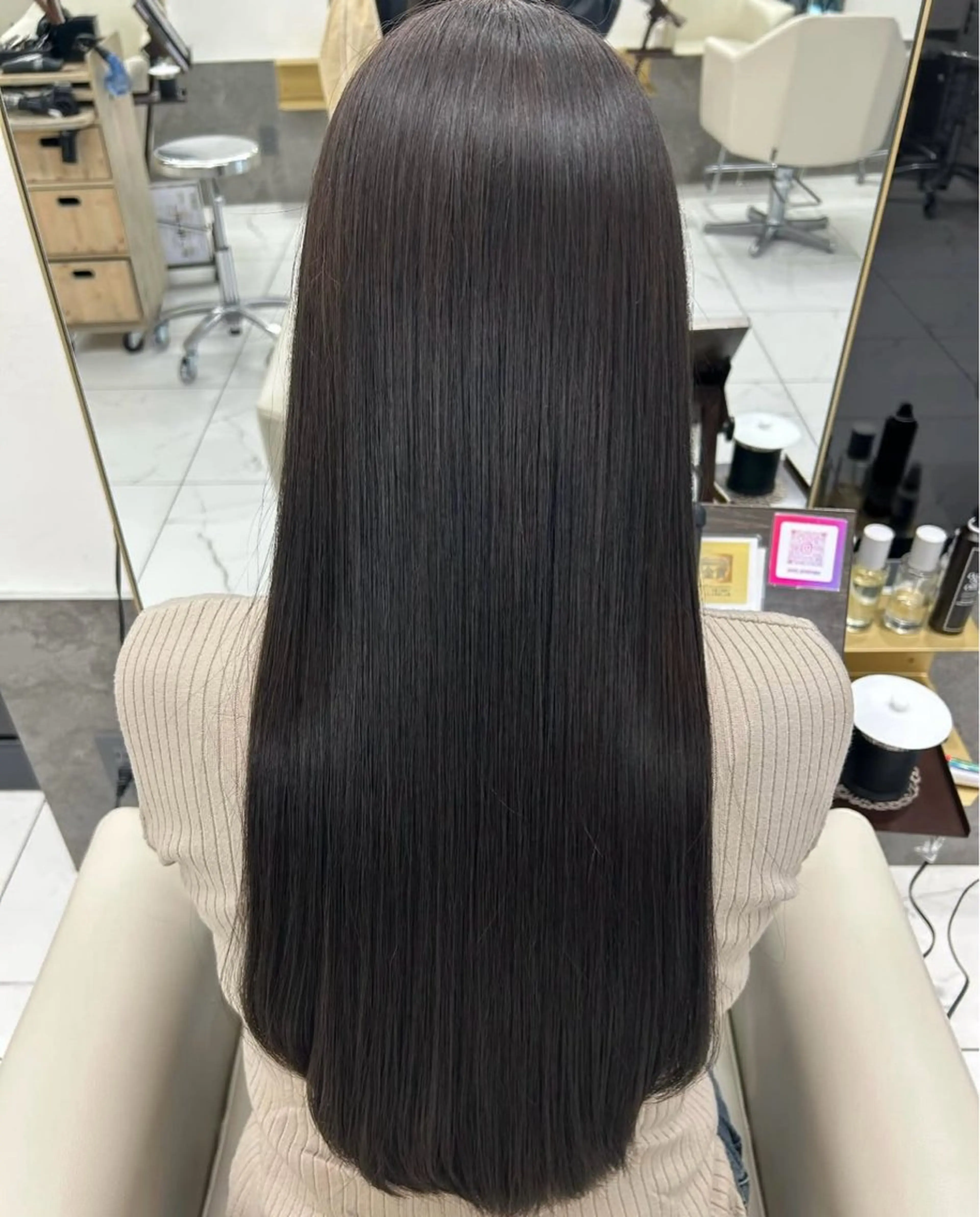 ロング パーマ 田中 陸雄のヘアスタイル