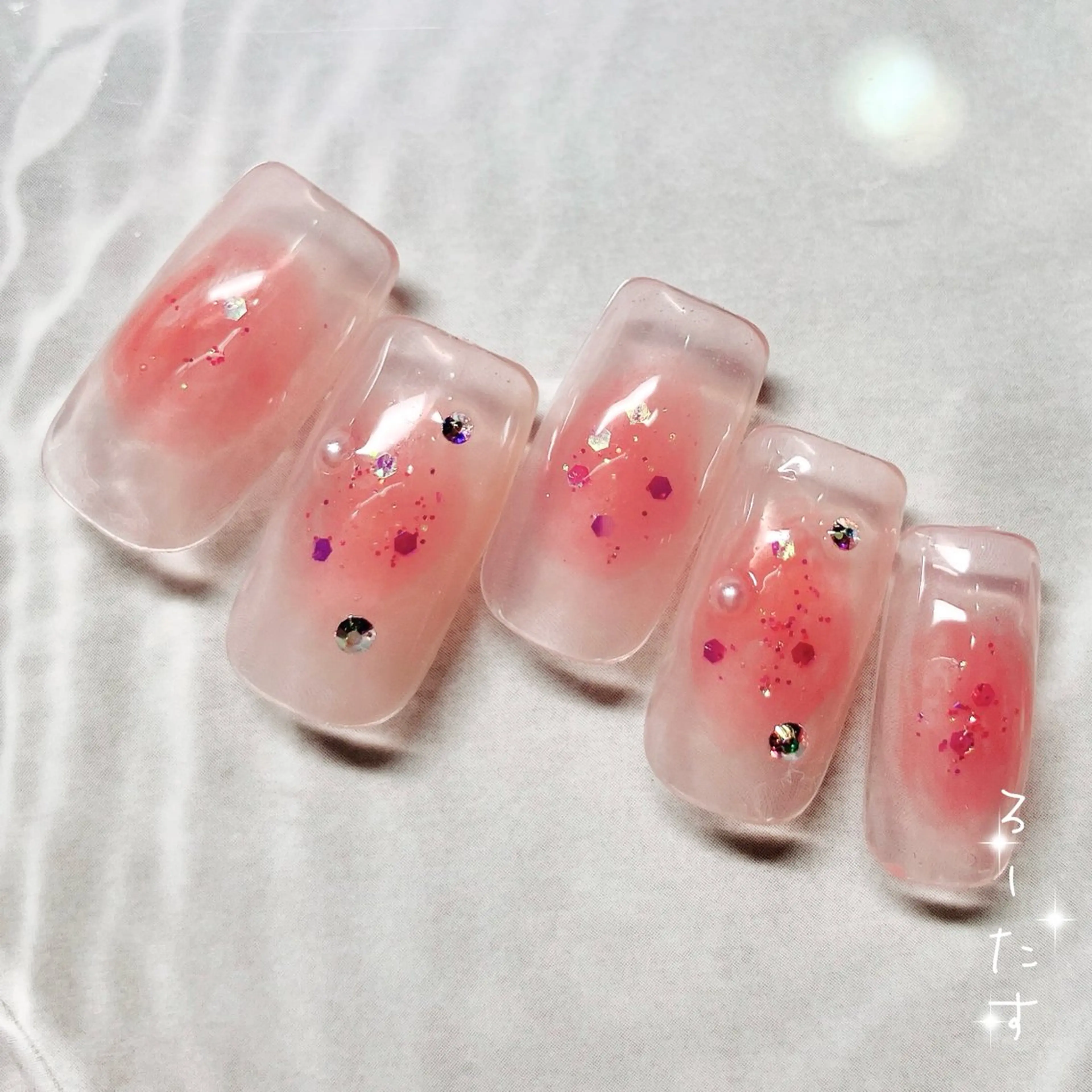 ネイル ハンドネイル マオジェル導入サロン ♡ろーたすのネイルデザイン