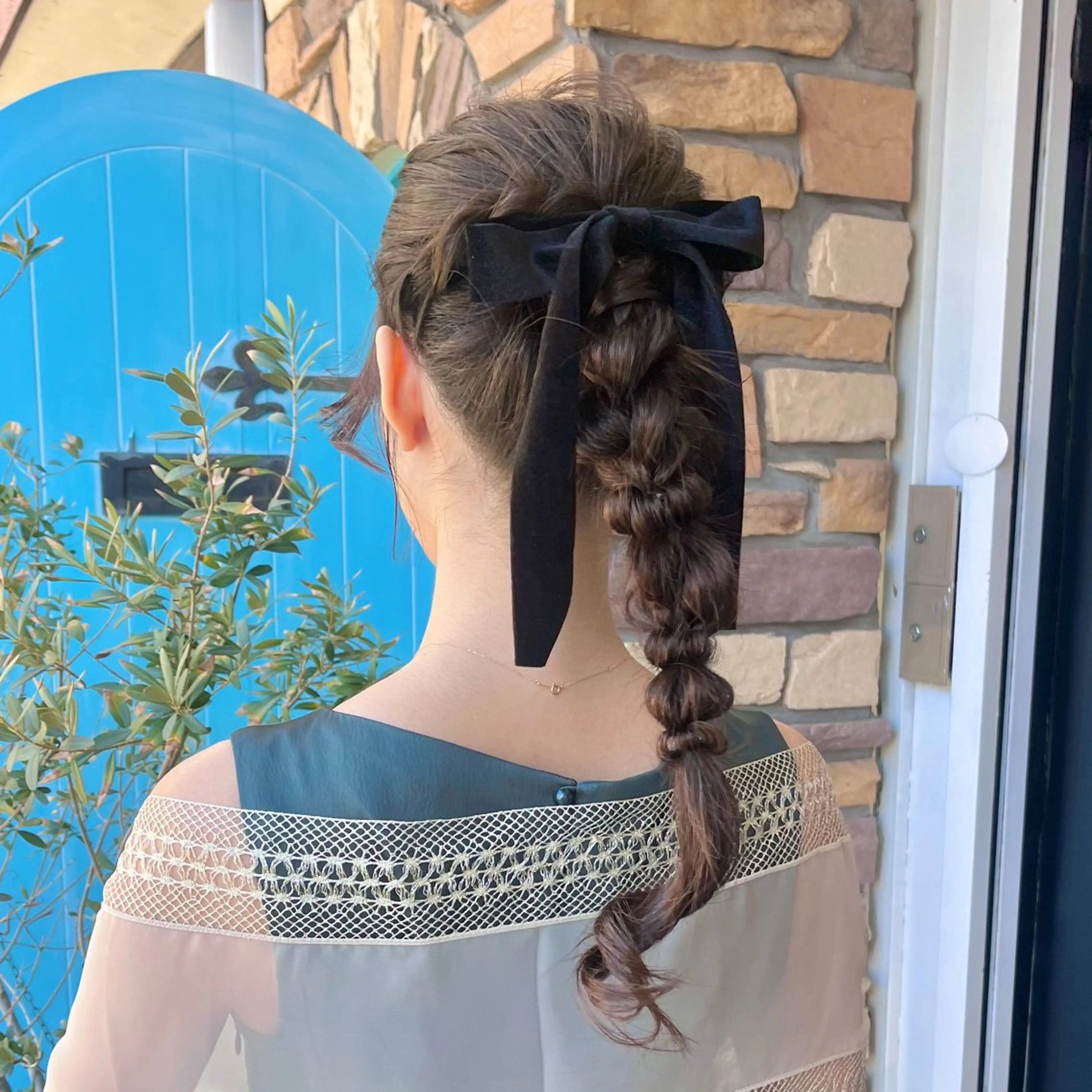 ロング ヘアアレンジ ポニーテール 伊藤 玲衣のヘアスタイル