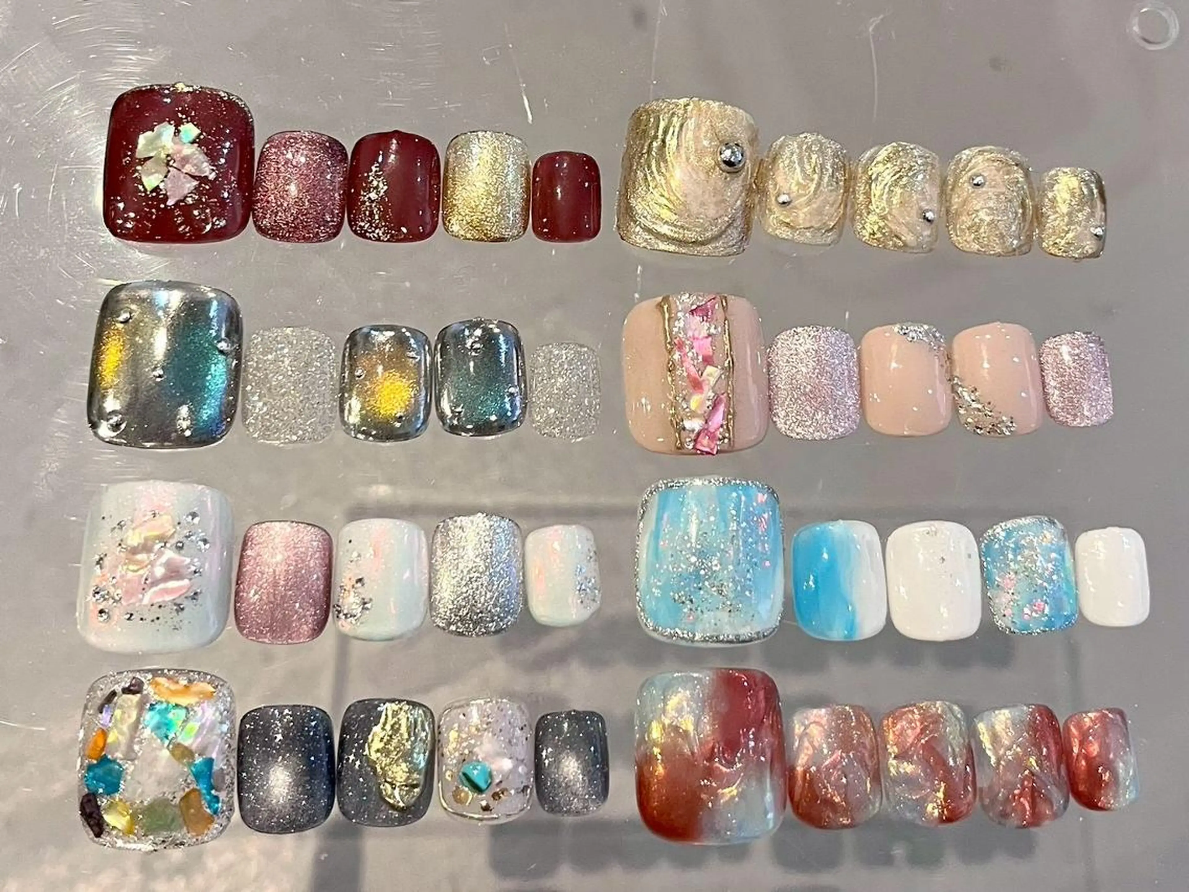 ネイル フットネイル フットネイル Bianca 大名店 MIYAJIMAのネイルデザイン