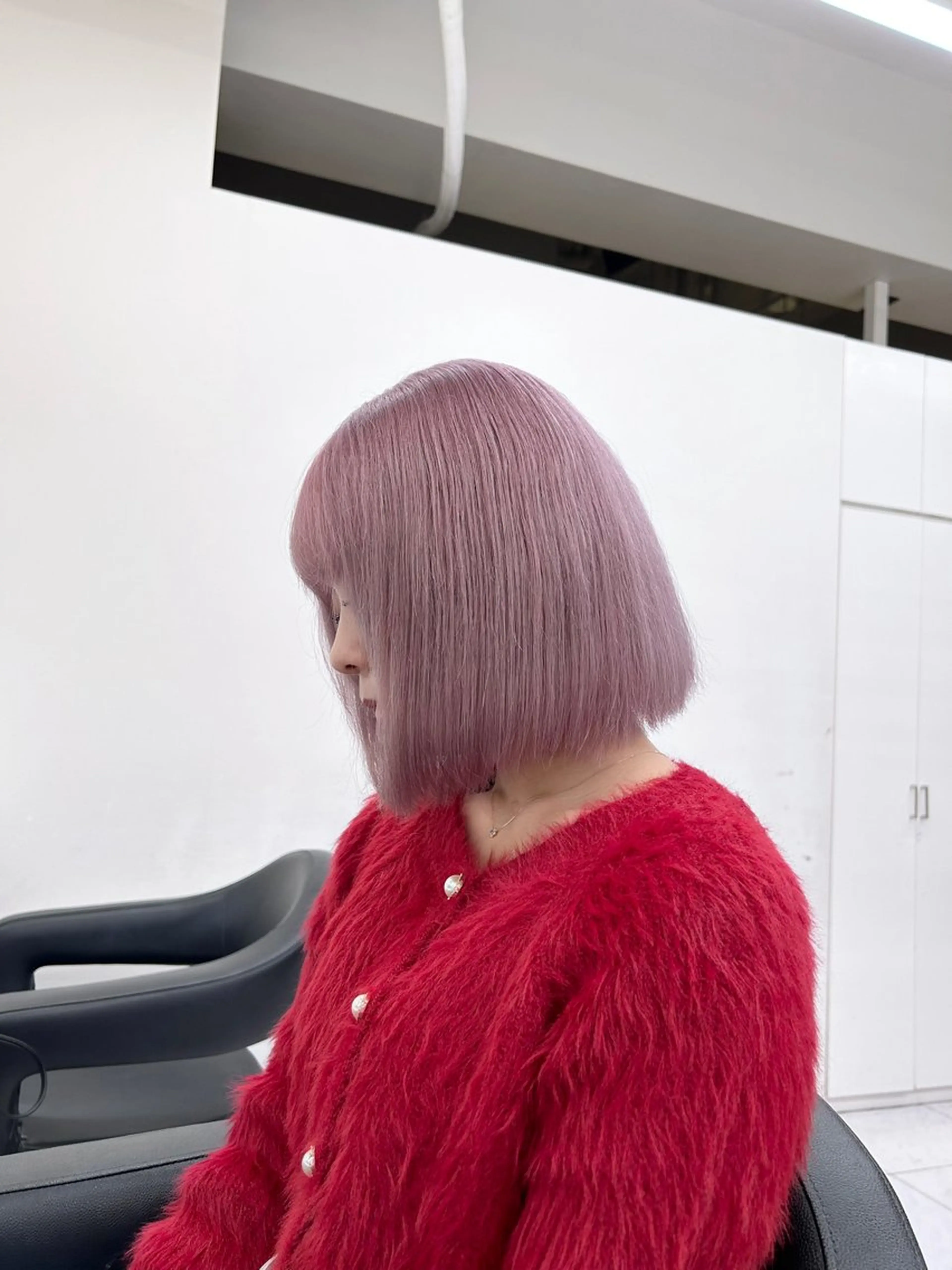 カラー ヘアカラー トリートメント 透明感ベージュ🤎 ナチュラルレイヤーのヘアスタイル