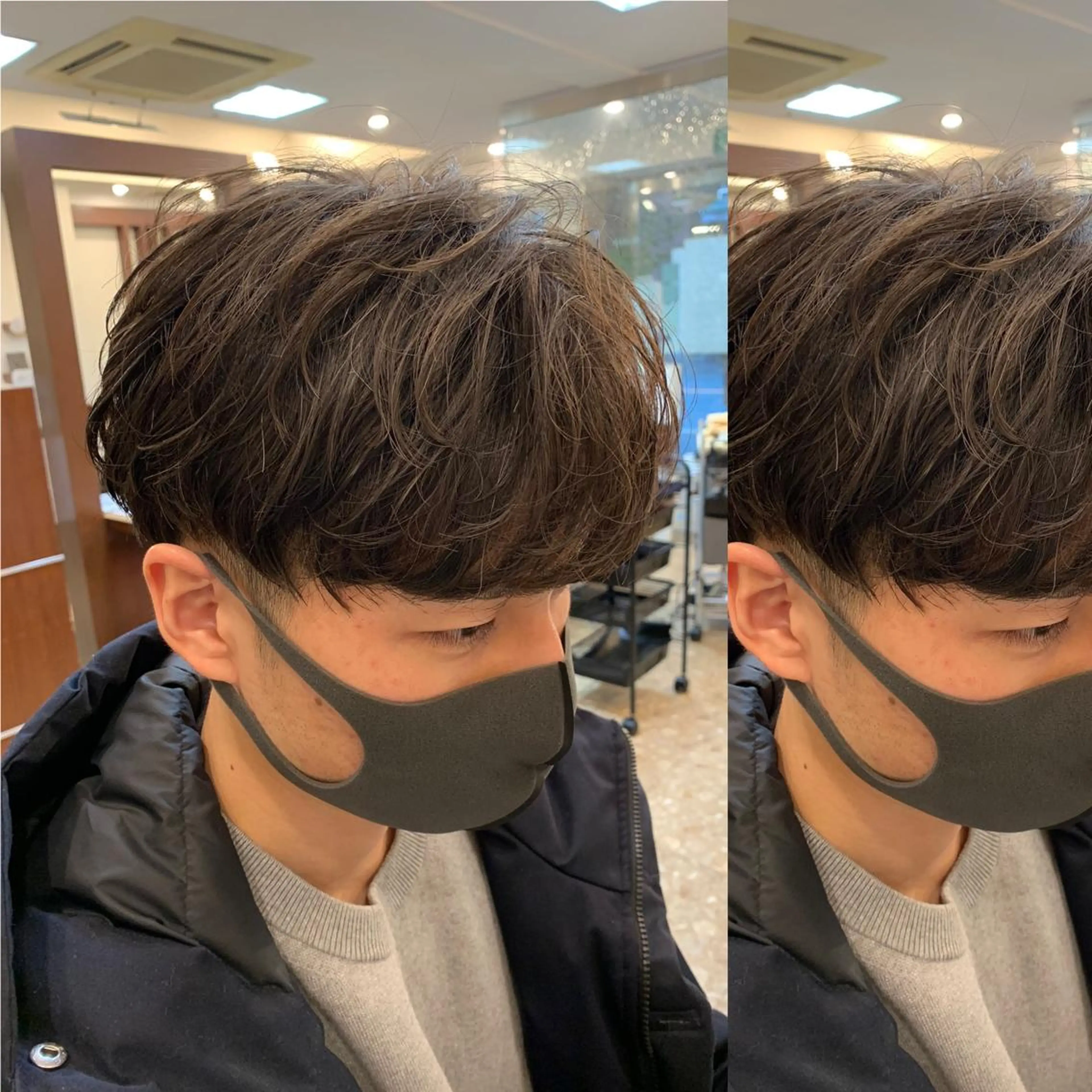 ショート パーマ メンズ 三ツ井凌 【ヘアケアサロン】のヘアスタイル