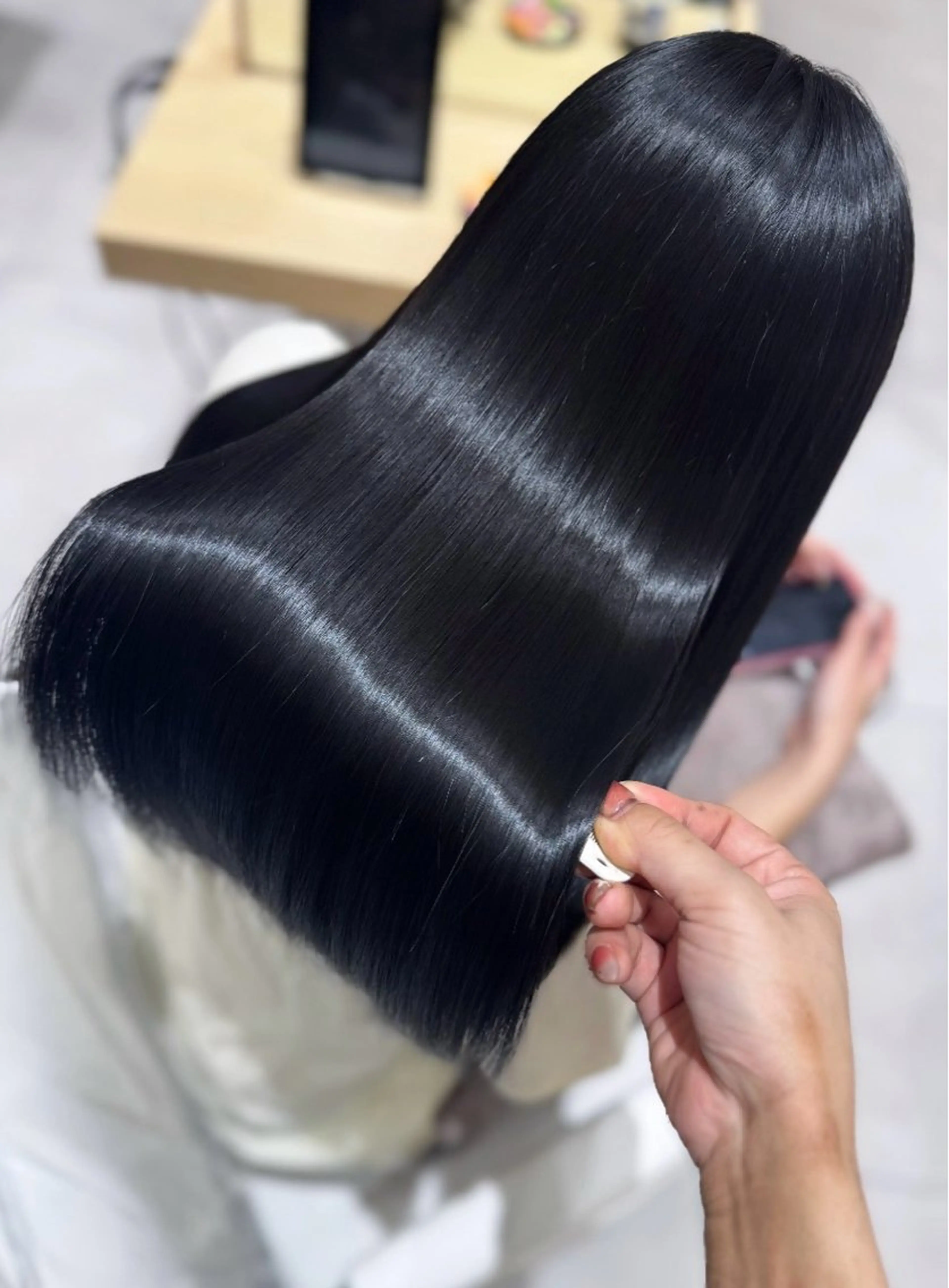 ロング 京都河原町 髪質改善🌛‧˚花綸のヘアスタイル