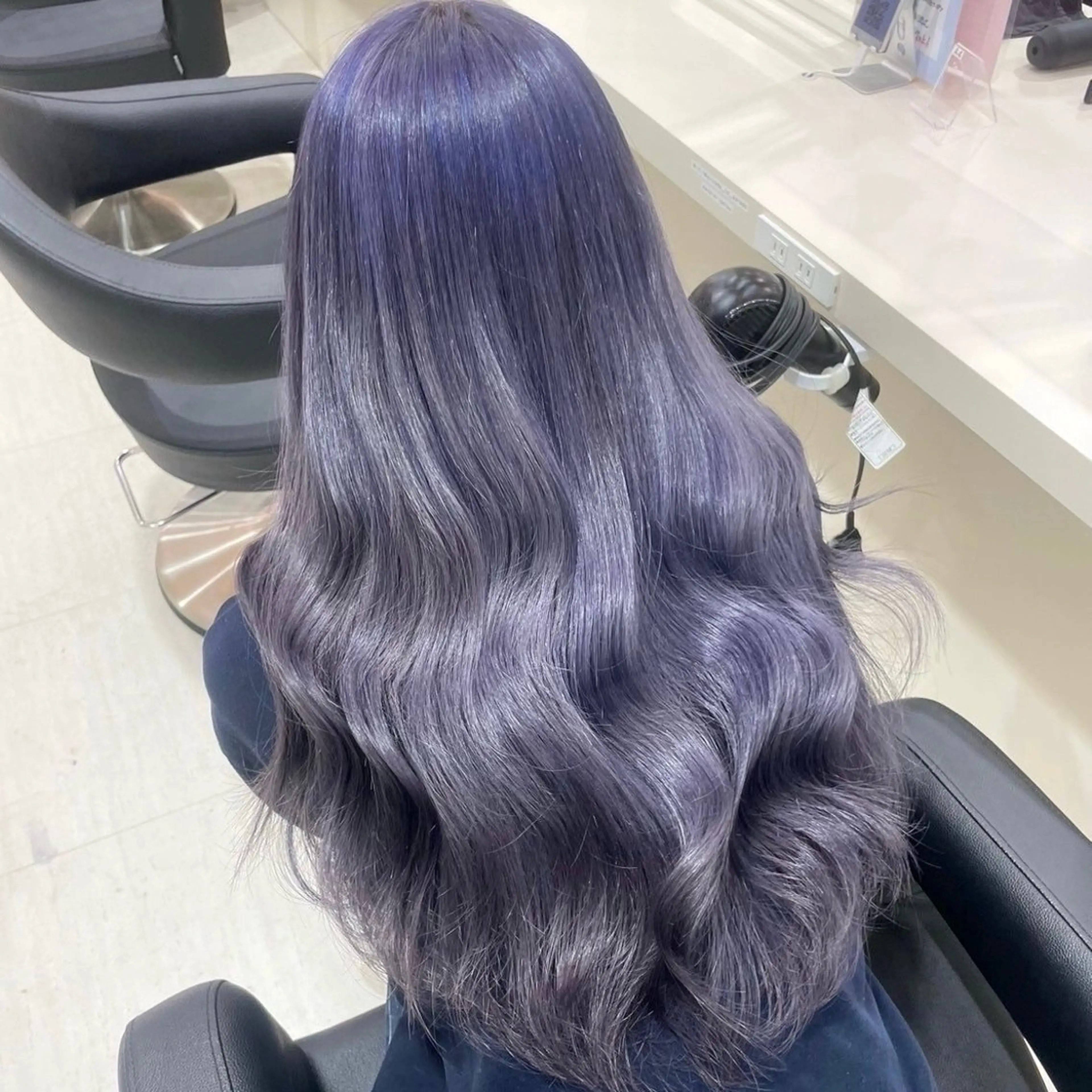 ロング カラー ヘアカラー トリートメント 大人っぽレイヤー/ベ ージュ🪄yuunaのヘアスタイル