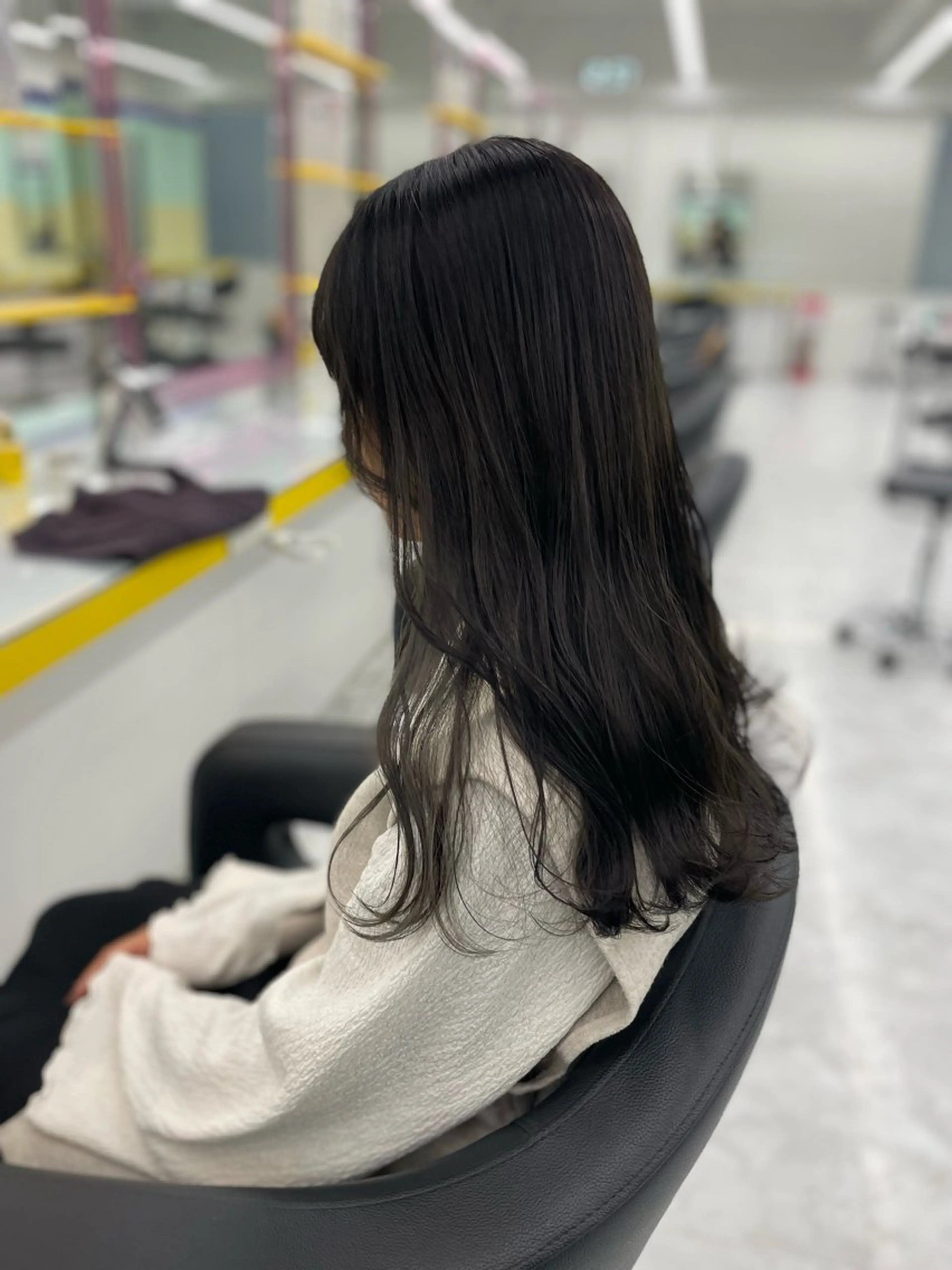 セミロング カラー ヘアアレンジ ヘアカラー トリートメント ヘアセット 【透明感×レイヤー】 🍃RIKU🍃のヘアスタイル