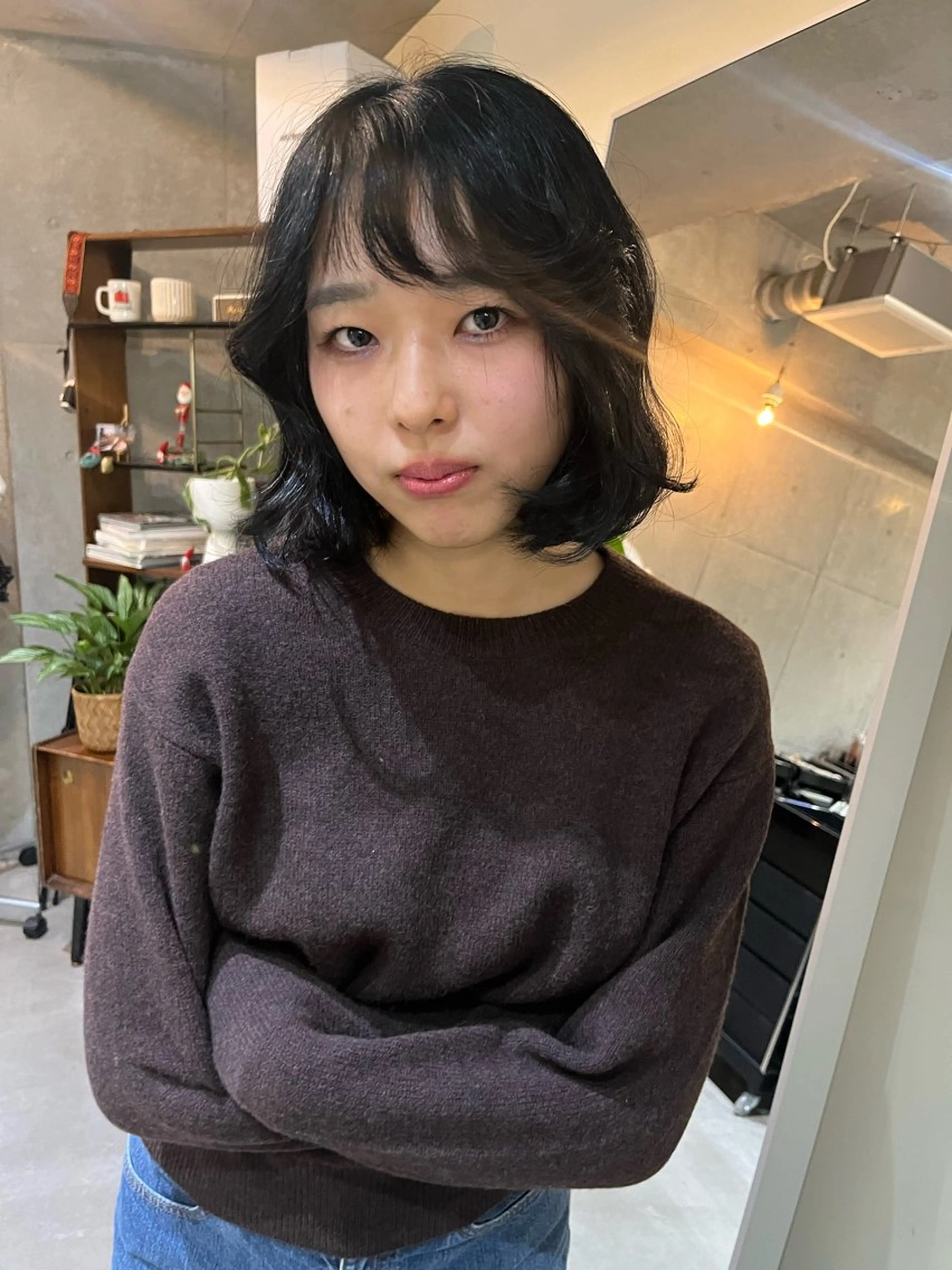 ショート レイヤーカット\ウル フ　chinatsuのヘアスタイル