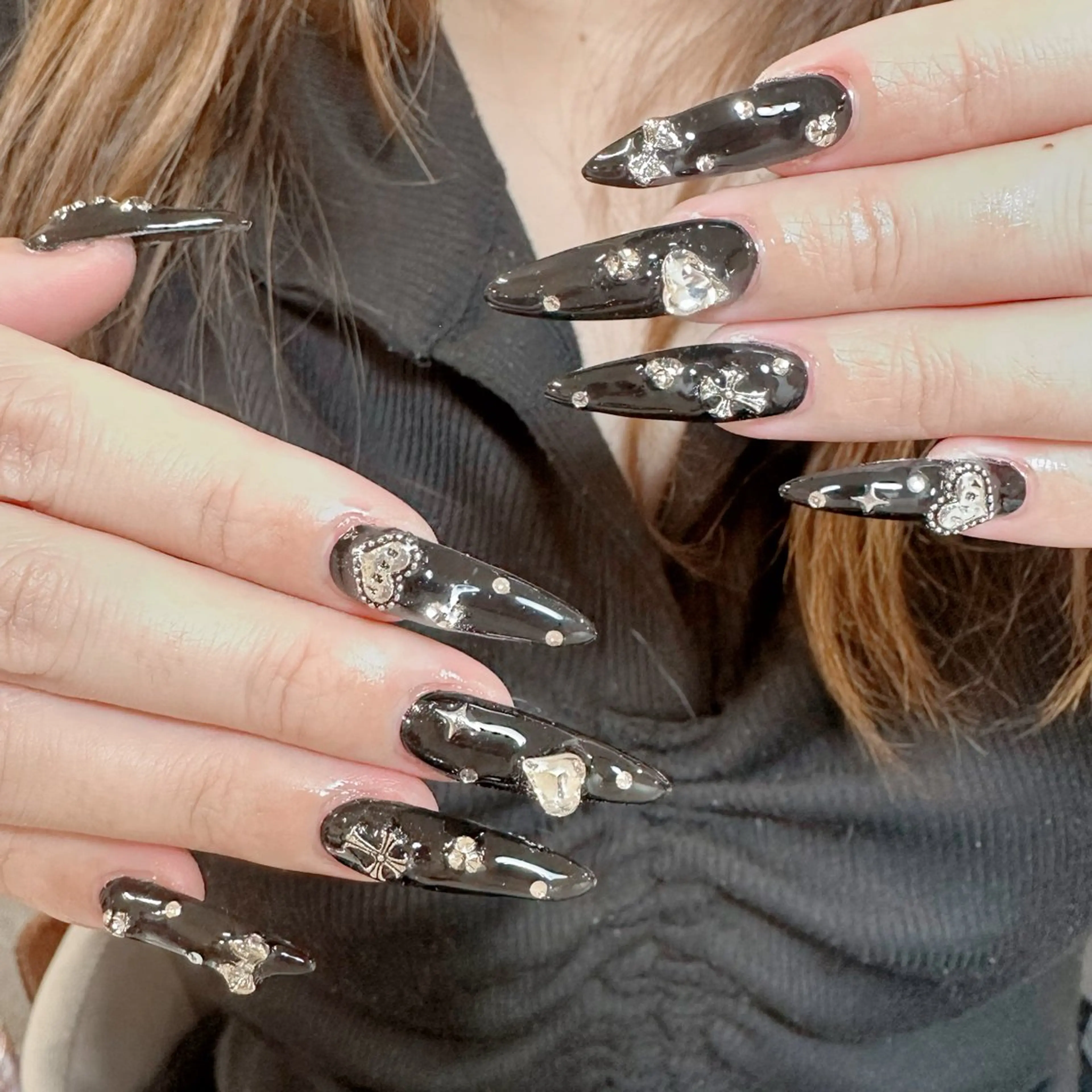 ネイル ハンドネイル 🍄Rina🍄 韓国風ネイルのネイルデザイン