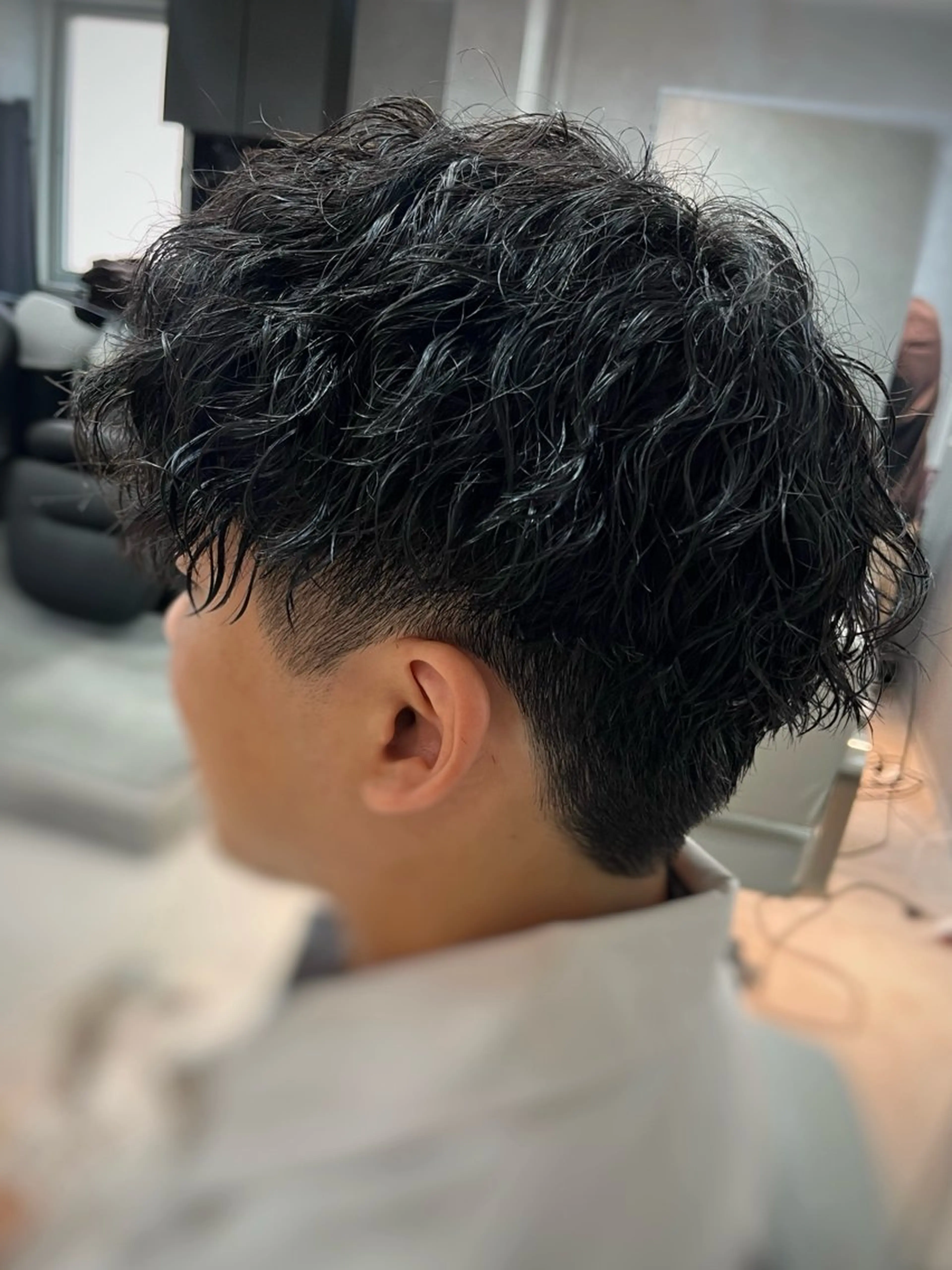 ショート カラー パーマ ヘアアレンジ メンズ キッズ カット パーマ TOON 川崎店 👫🏼橋本貴志のヘアスタイル