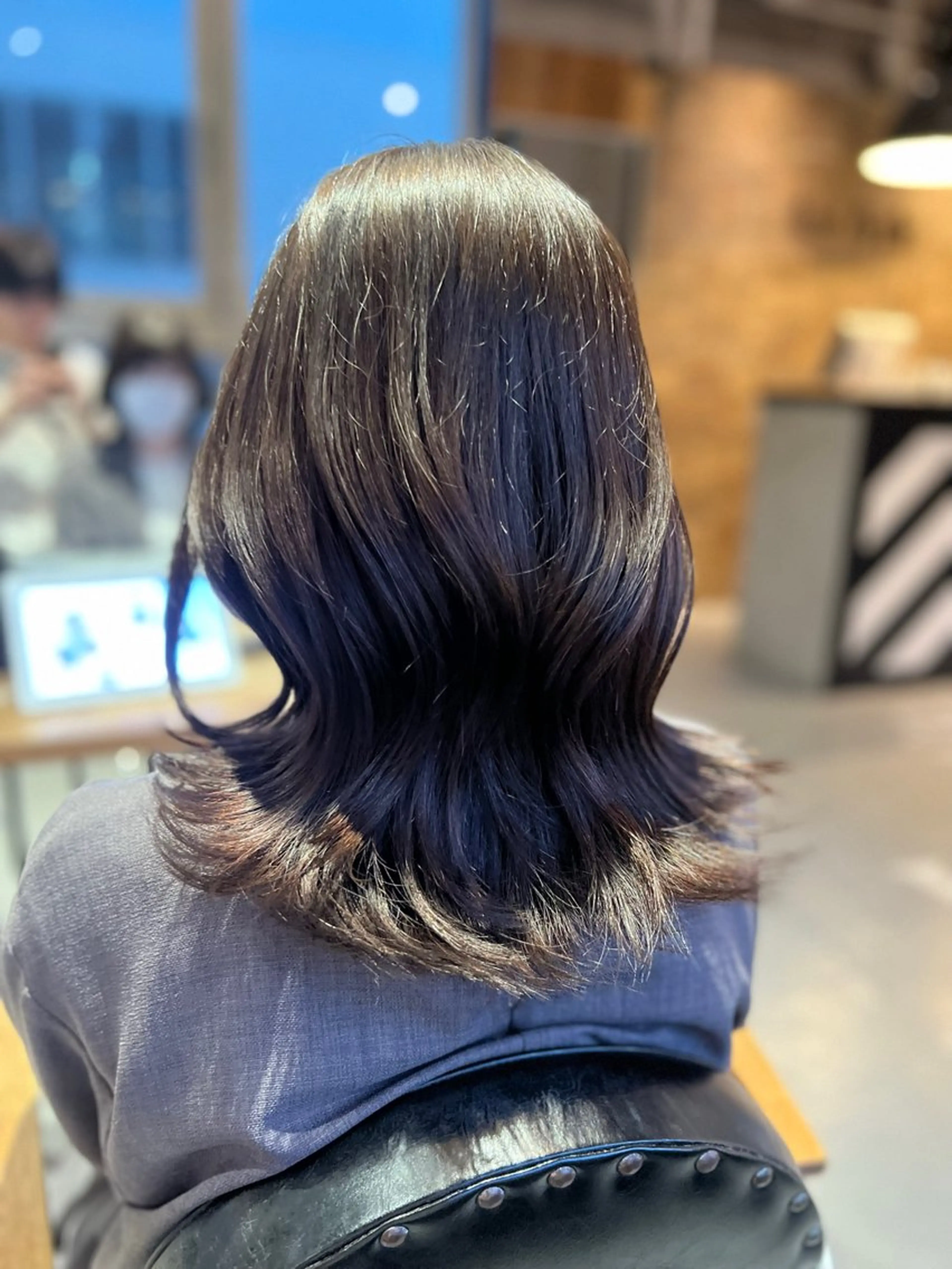 ミディアム カラー レイヤーカット カット ヘアカラー Lafith hair goat大和八木店所属・韓国ヘア/髪質改善 /大和八木/内丸のヘアスタイル