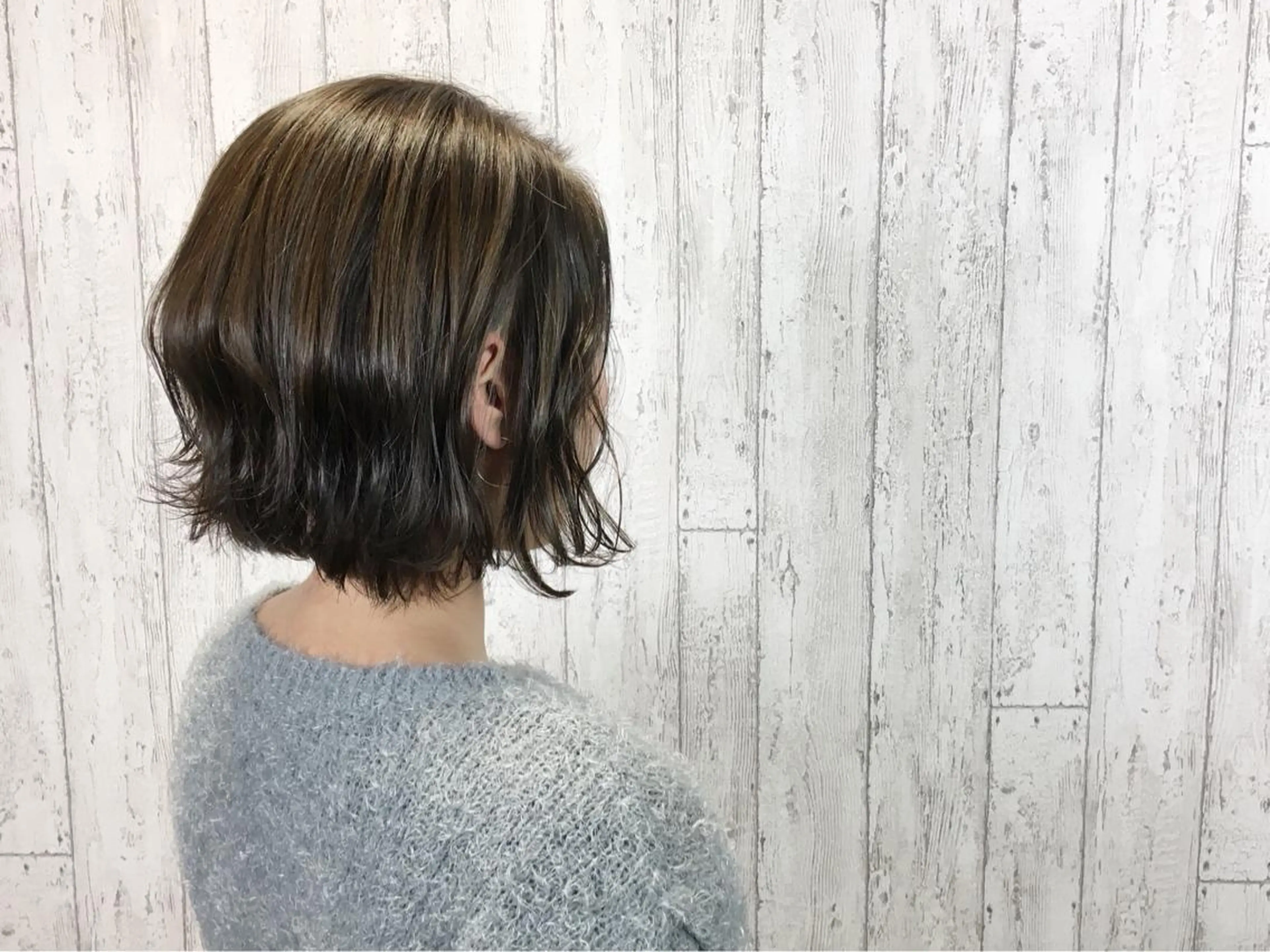 ミディアム カラー カット ヘアカラー カット／メンズカット 藤田麻衣のヘアスタイル