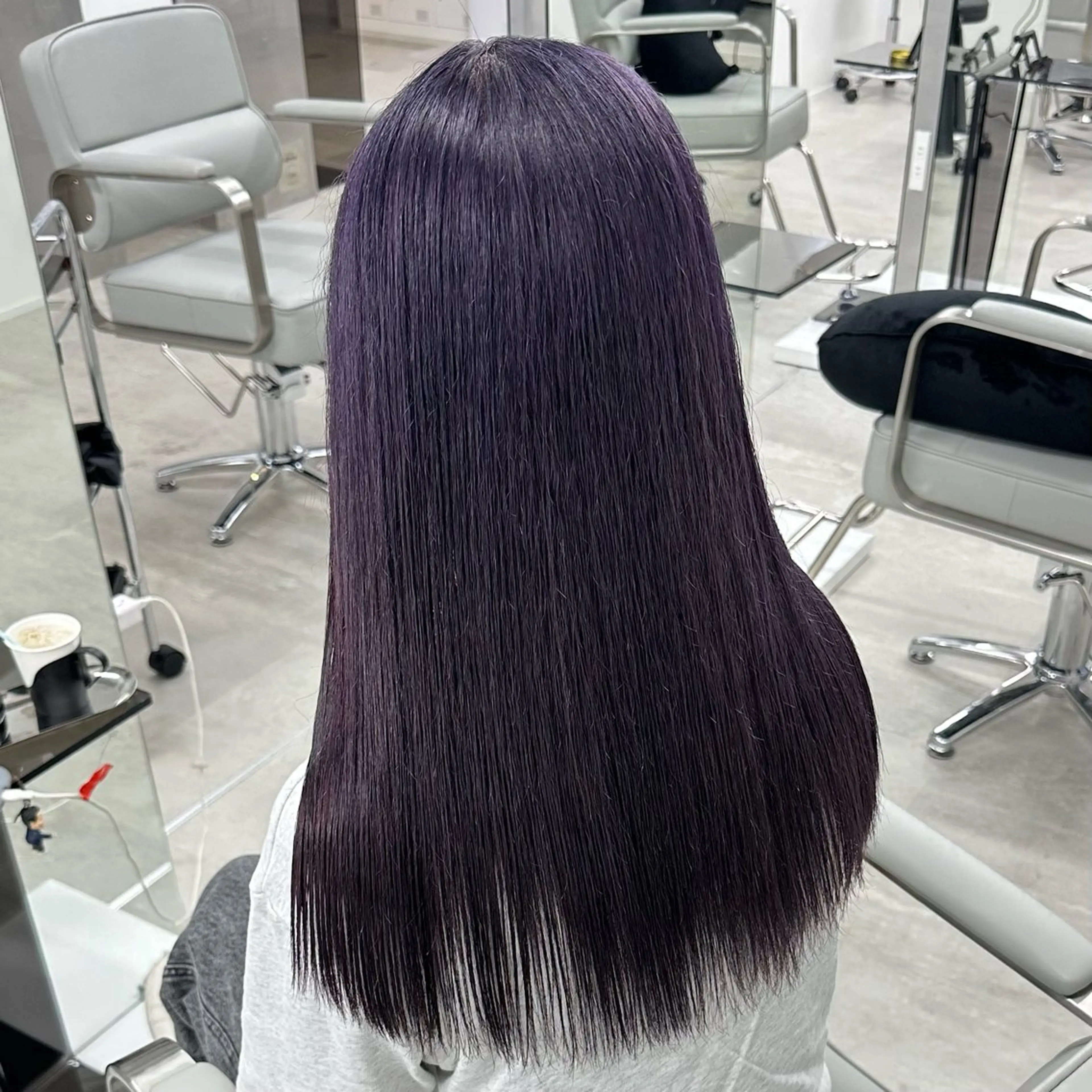 セミロング カラー ヘアカラー トリートメント REAL 心斎橋所属・ブリーチ/ベージュ /natsumiのヘアスタイル