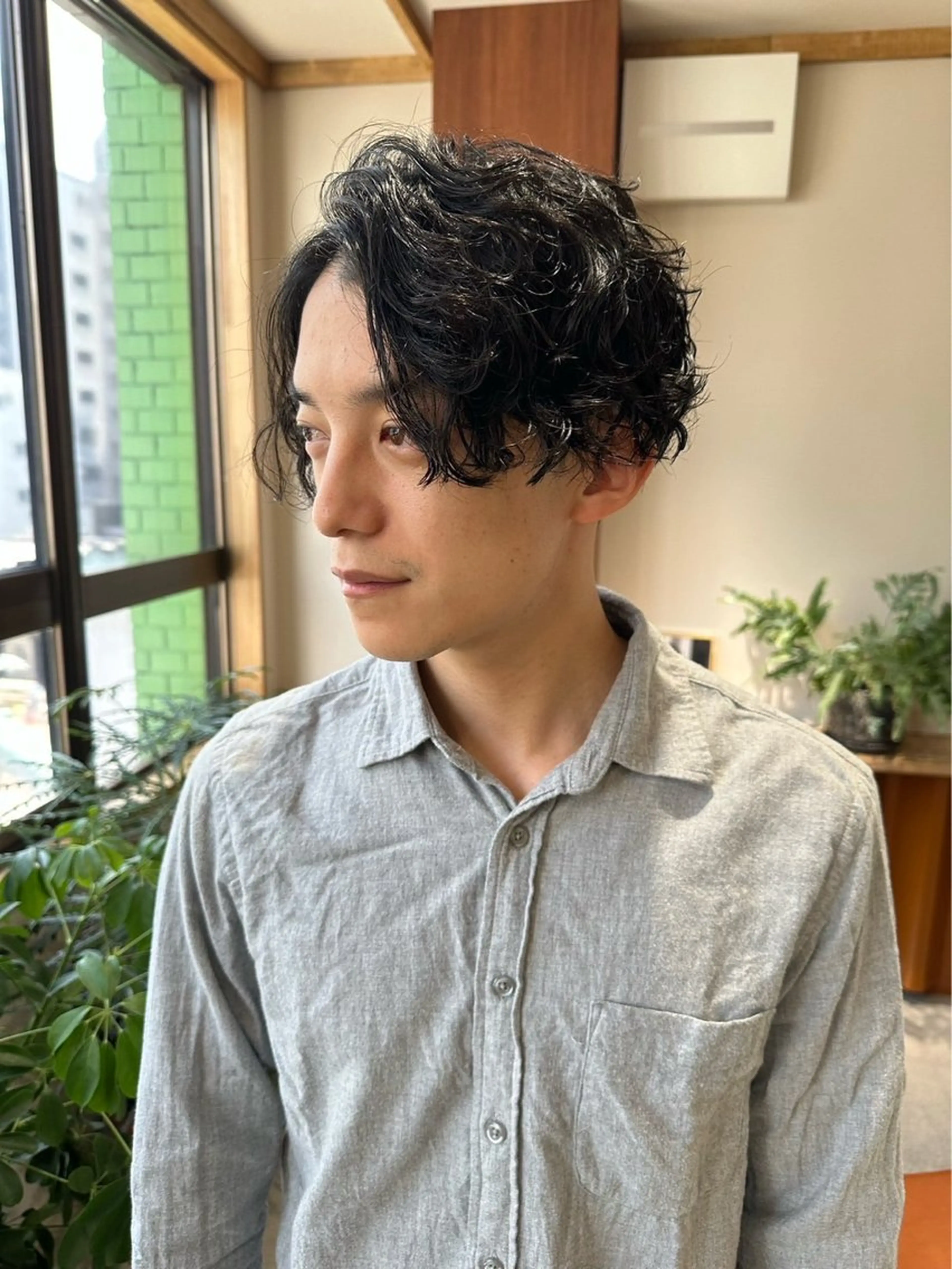 メンズ 中谷 正樹のヘアスタイル