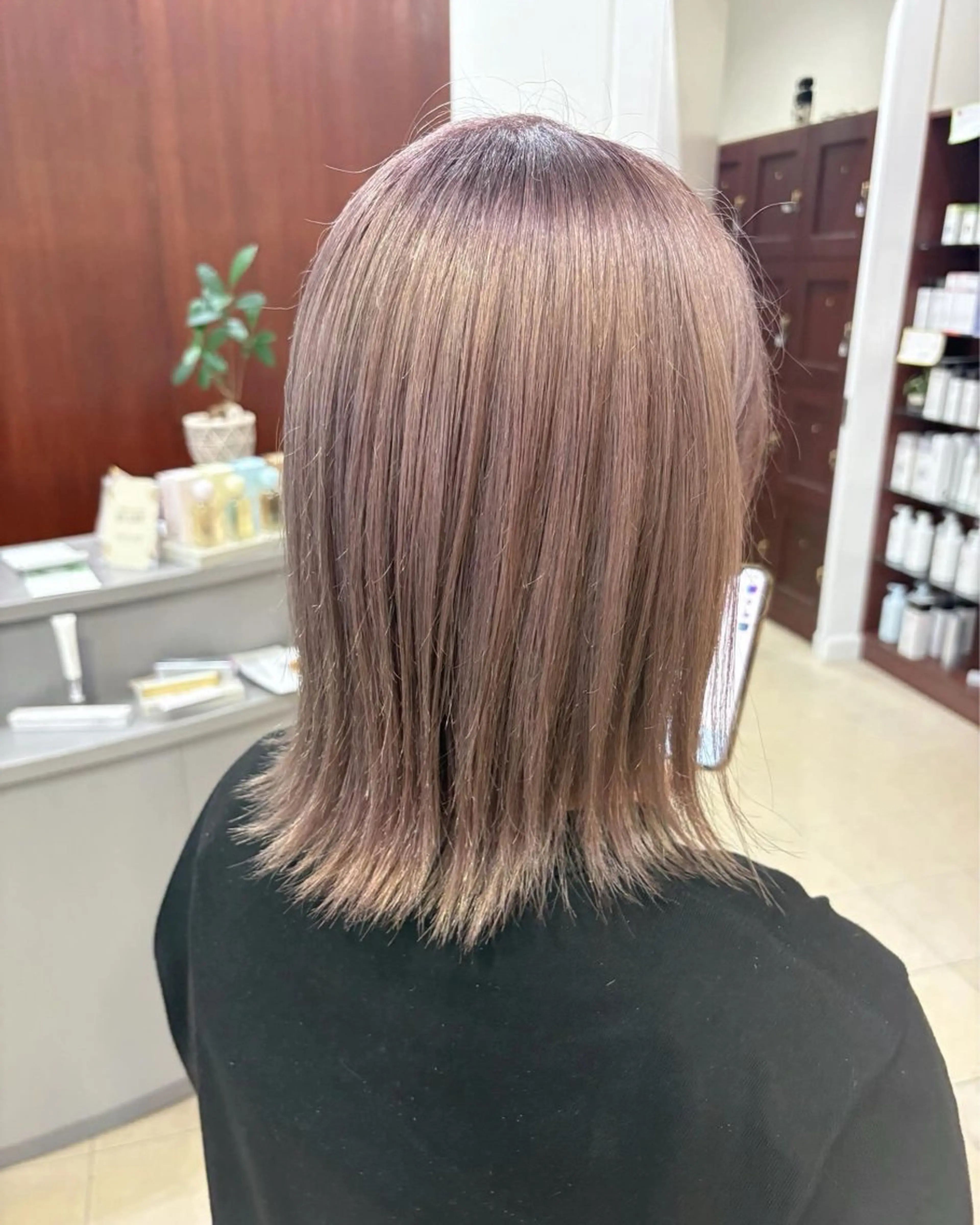 ミディアム ヘアカラー arika さやのマツエク・マツパデザイン