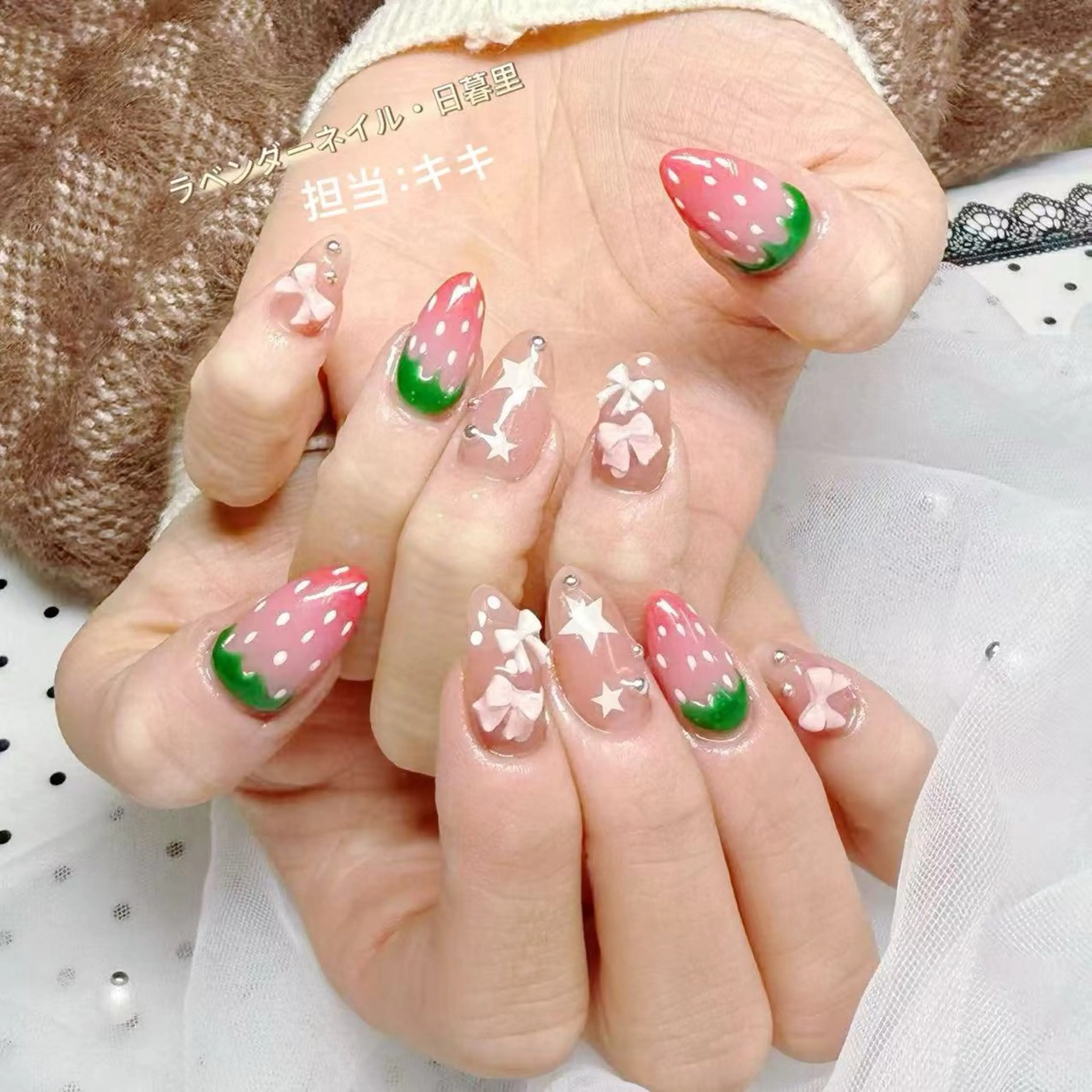 ネイル ラベンダー💖日暮里 ルル💖ネイルのネイルデザイン